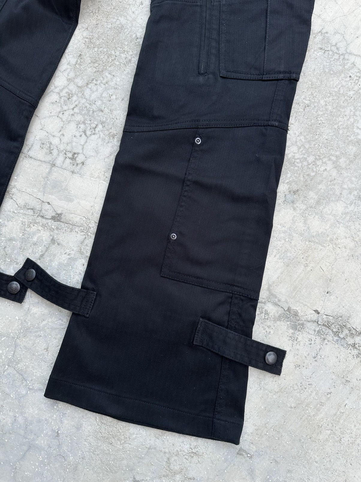 Tete Homme Vintage Tete Homme HBT Cargo Flare Trousers Pants Size US 32 / EU 48 - 12 Thumbnail
