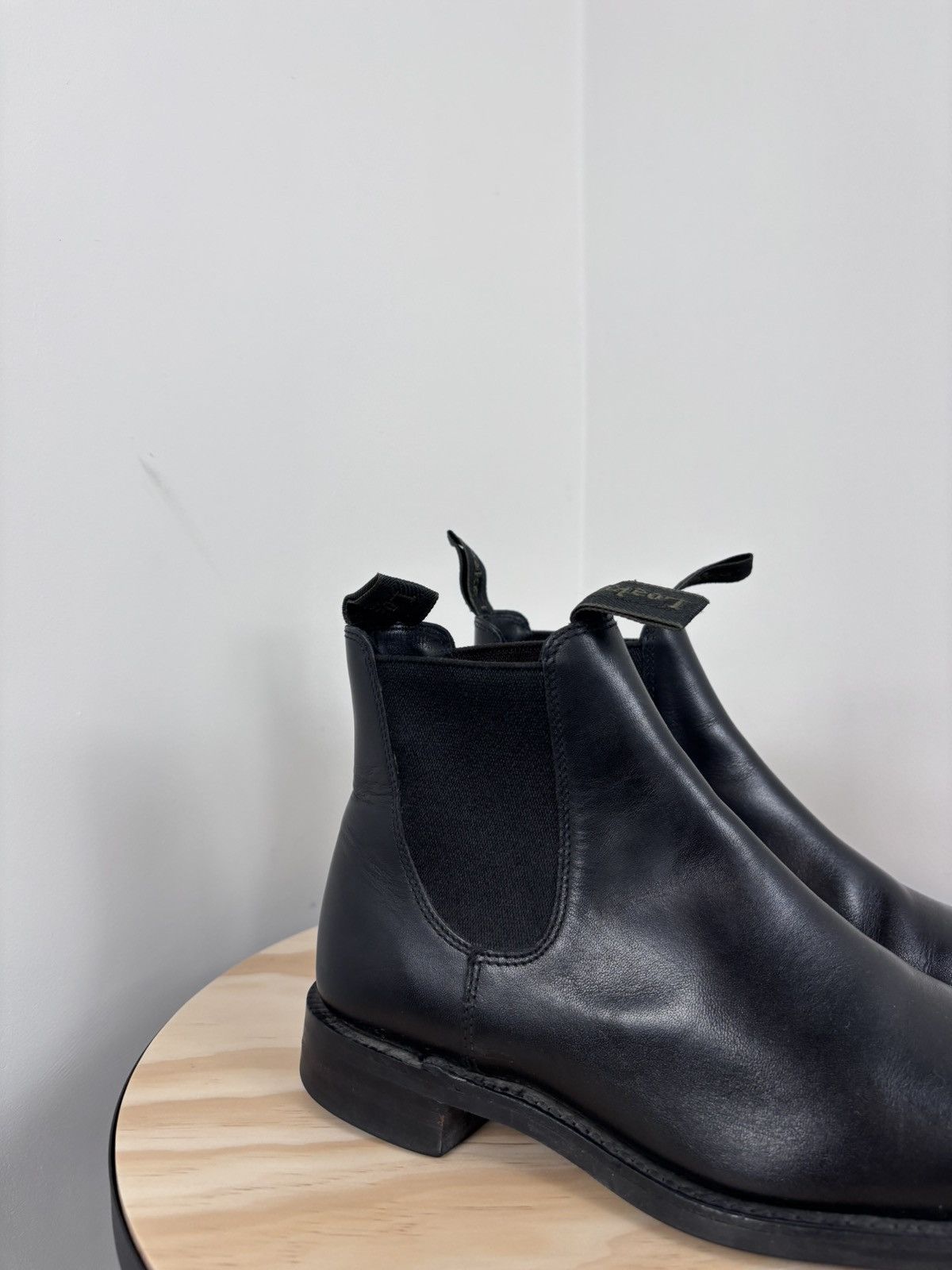 Loake Loake Chatterley Women’s Black Leather Chelsea Boots Size US 6.5 / IT 36.5 - 2 Thumbnail