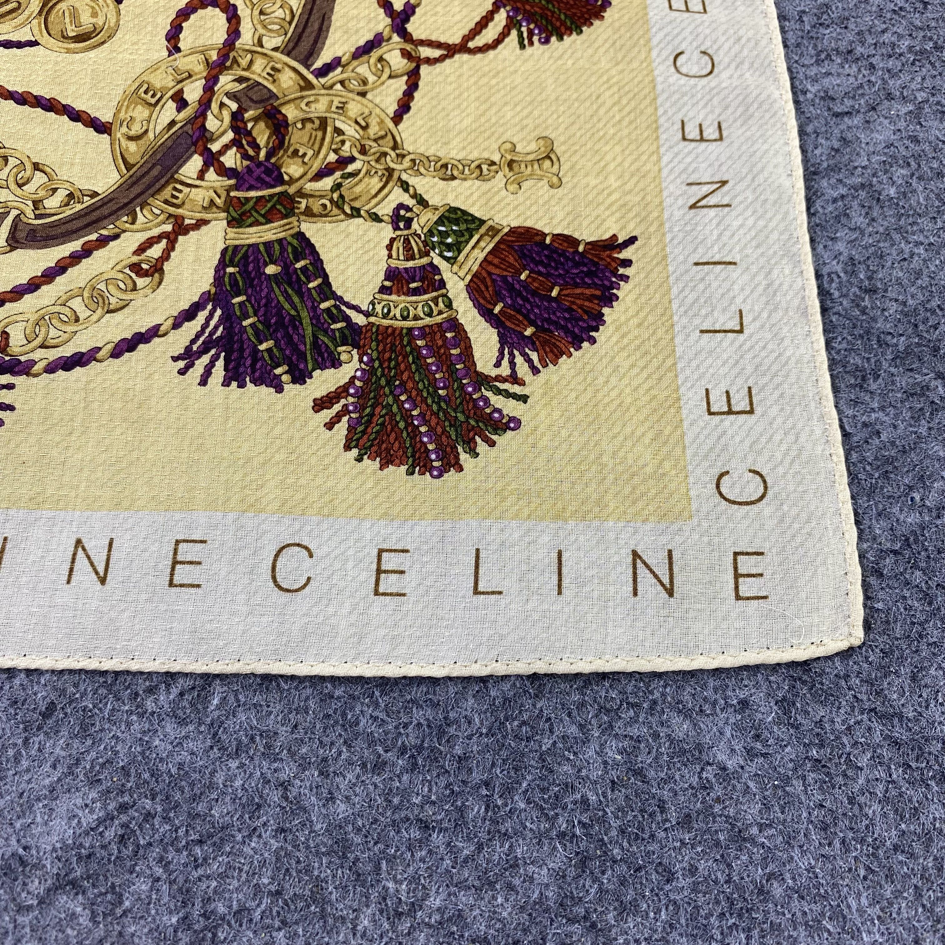Celine Celine Handkerchief Neckerchief Bandana-B2054 Size ONE SIZE - 7 Thumbnail