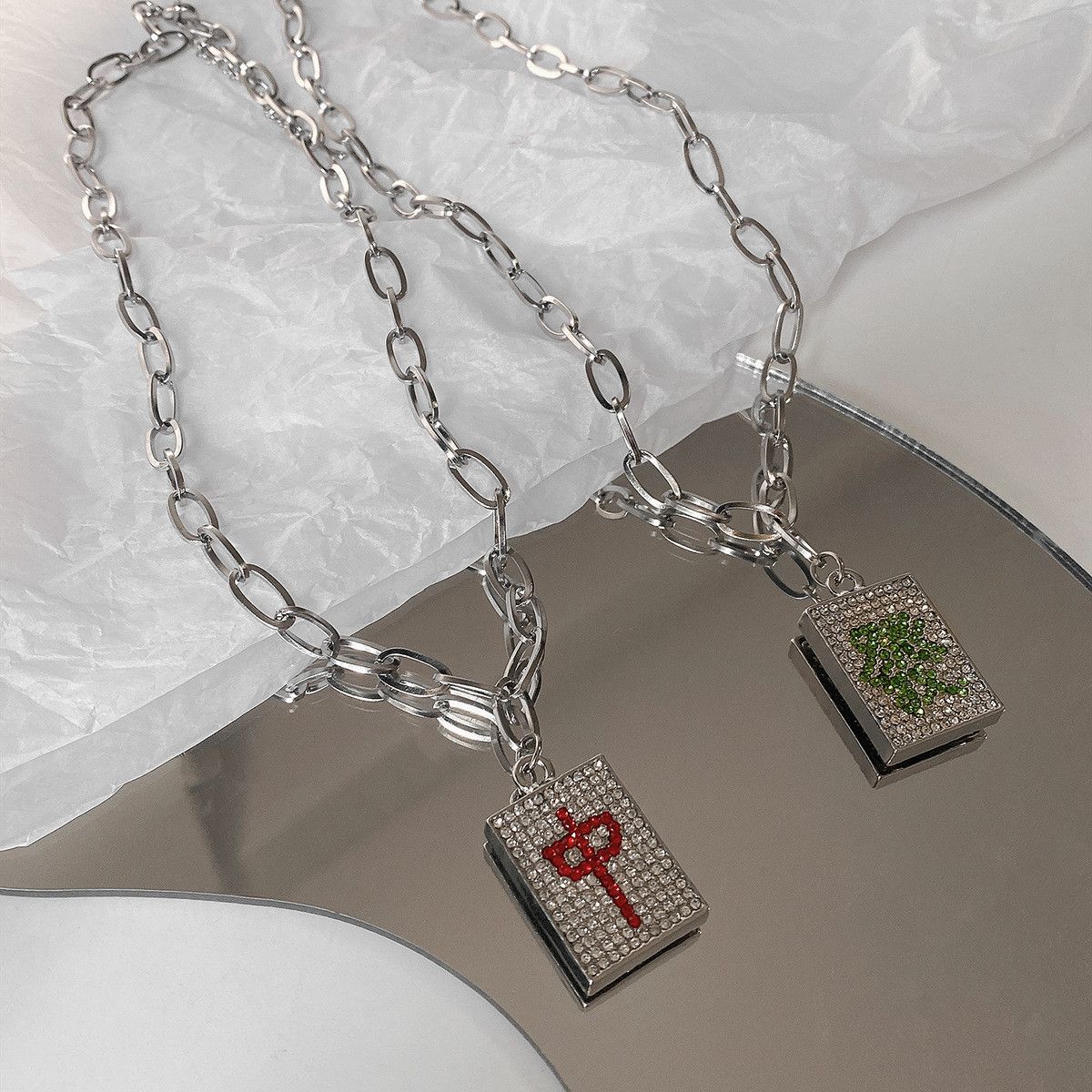 Other Mahjong Crazy STEAL! Y2K Chains Necklace Chain Size ONE SIZE - 1 Thumbnail