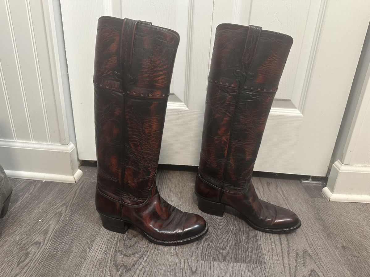Lucchese Vintage Goat Leather Luccheses Size US 7.5 / IT 37.5 - 3 Thumbnail
