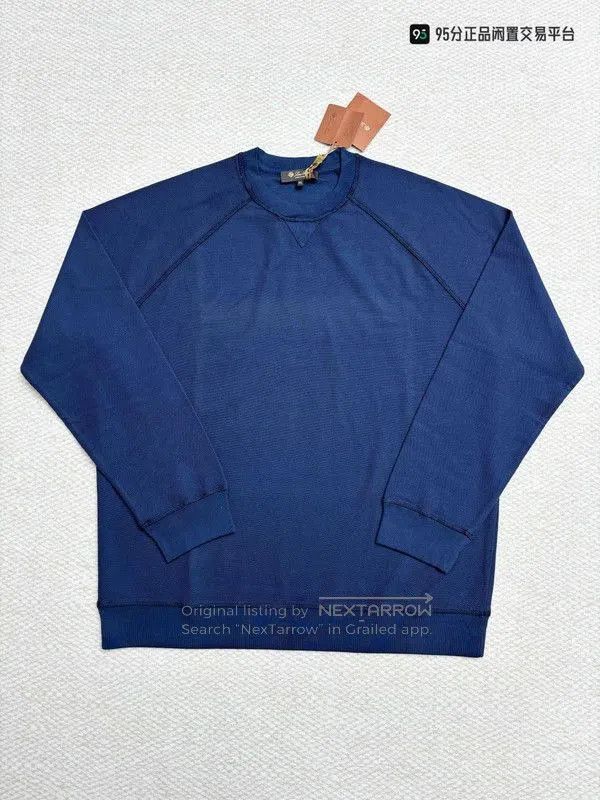 Loro Piana Loro Piana Men's Solid Blue Long. Size US L / EU 52-54 / 3 - 1 Thumbnail