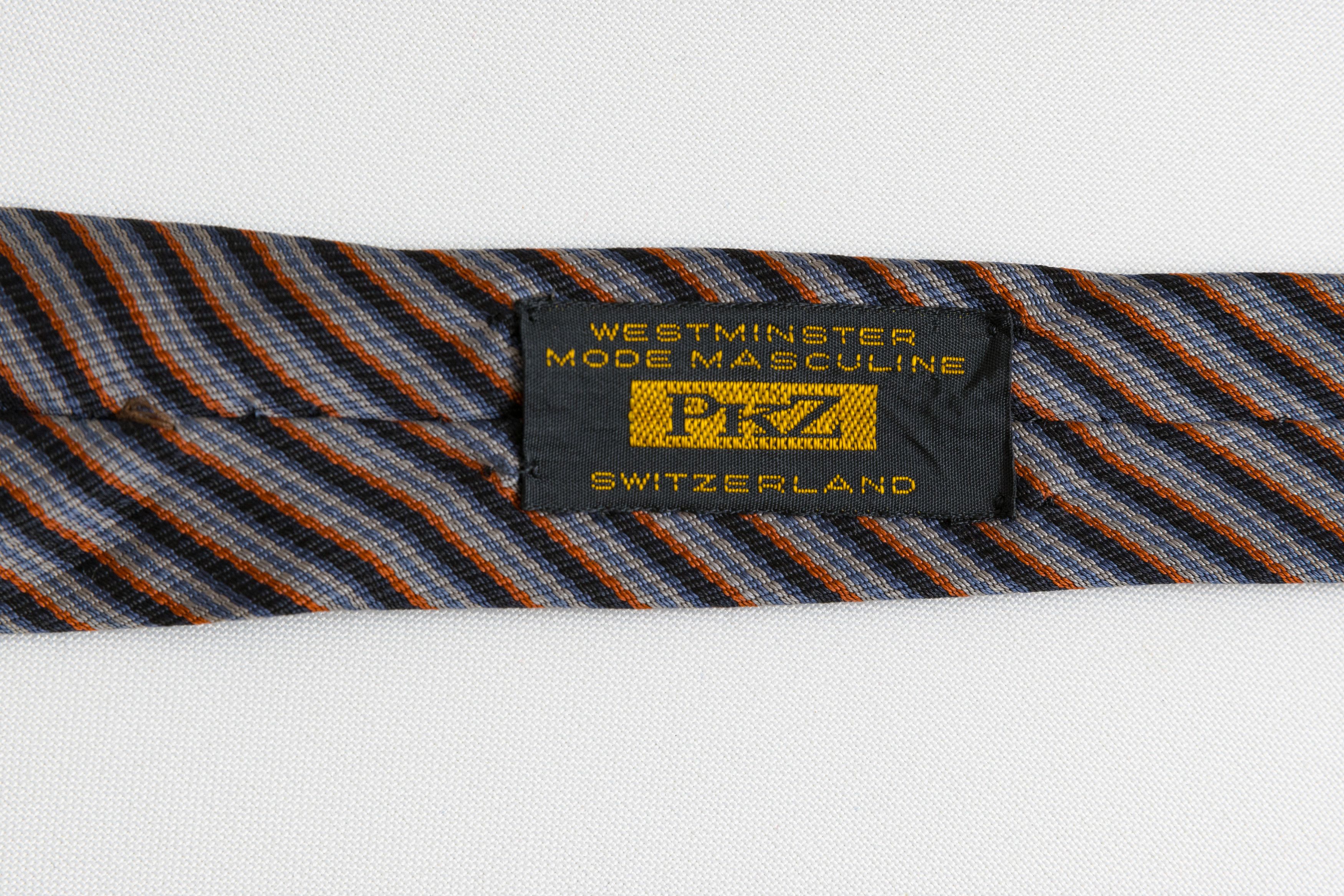 Pierre Balmain PIERRE BALMAIN Tie 100% silk necktie retro silk tie 060 Size ONE SIZE - 6 Thumbnail