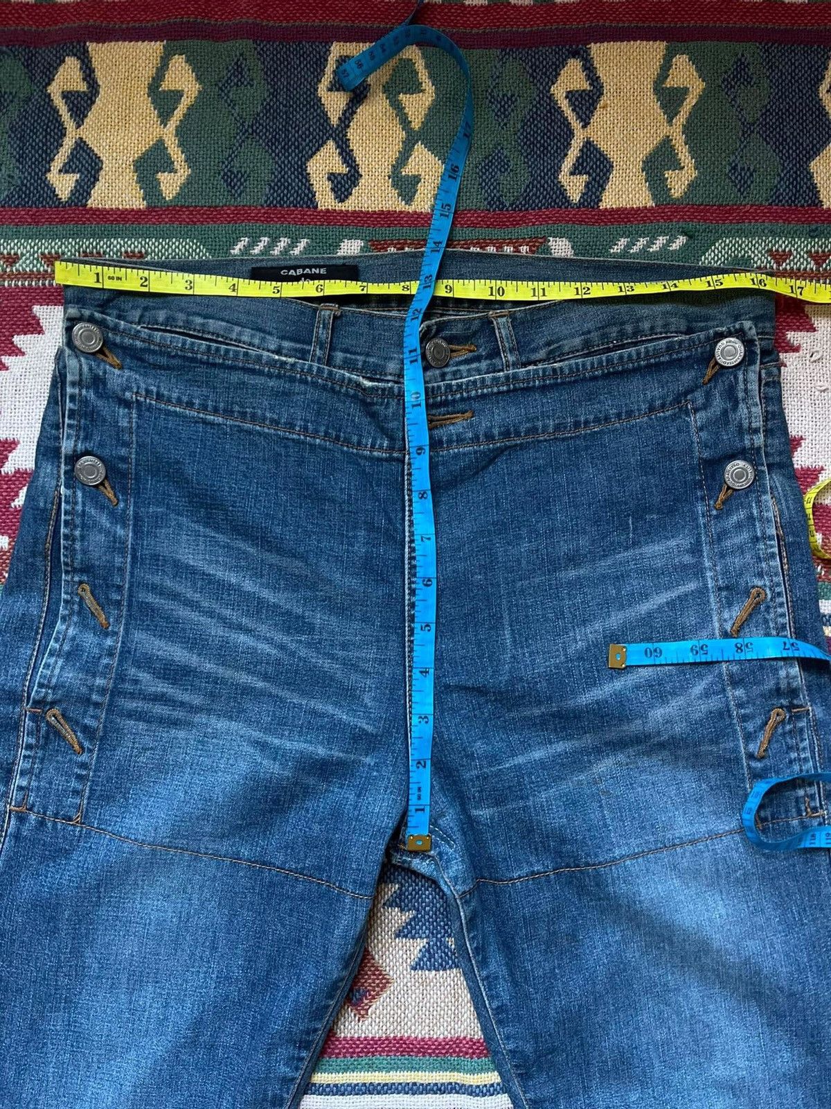 Kapital 💥CabAne dE zuCca Designer SelVedge Denim ✨✨ Size US 32 / EU 48 - 4 Thumbnail