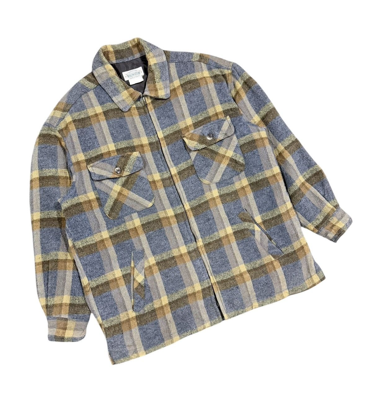 Ralph Lauren Vtg🔥Ralph Eton Shadow Plaid Tartan Hunting Wool Jacket Size US M / EU 48-50 / 2 - 6 Thumbnail