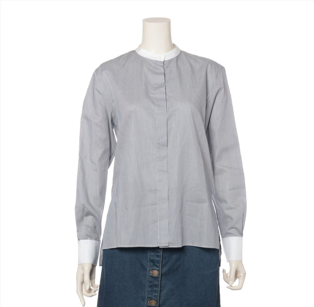 Fendi FENDI Pinstripes Button Down Cotton Shirt Size S / US 4 / IT 40 - 1 Thumbnail