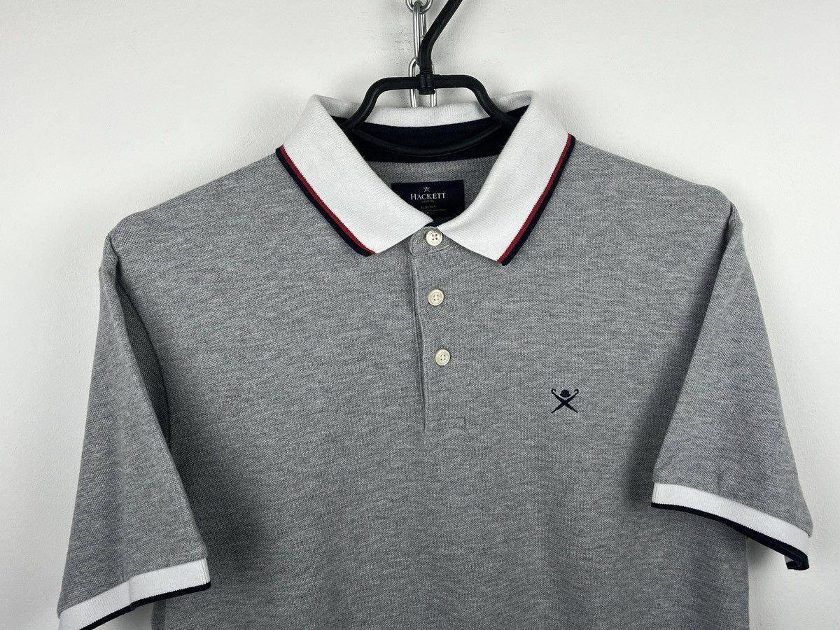 Hackett Hackett London Grey Polo Short Sleeve Shirt Size US L / EU 52-54 / 3 - 3 Thumbnail