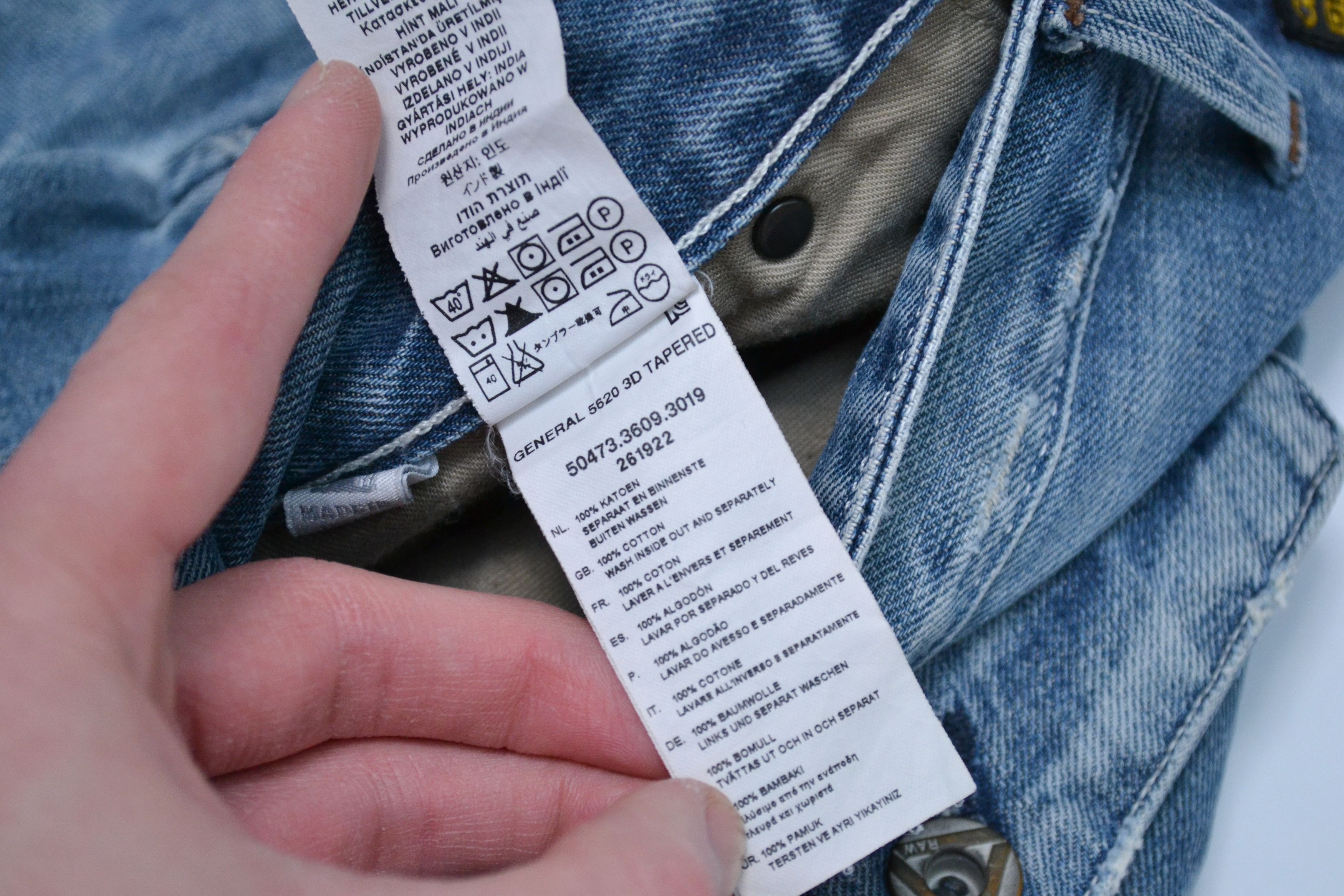 G-Star G-Star Y2K General 3D Tapered Men’s Blue Multi-pocket Jeans Size US 34 / EU 50 - 4 Thumbnail