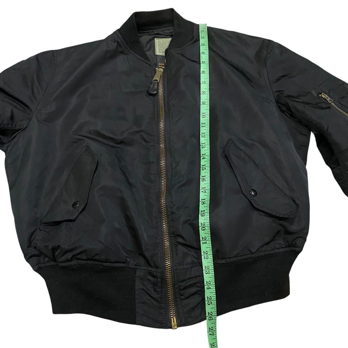Alpha Industries Vintage Alpha Industries MA-1 Bomber Jacket Flyers Mens Size US L / EU 52-54 / 3 - 11 Thumbnail