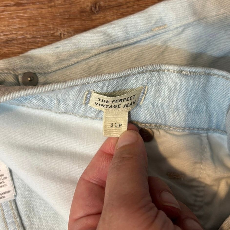 Madewell NWOT Madewell The Petite Perfect Vintage Jean Size 31P Size 31" - 6 Thumbnail