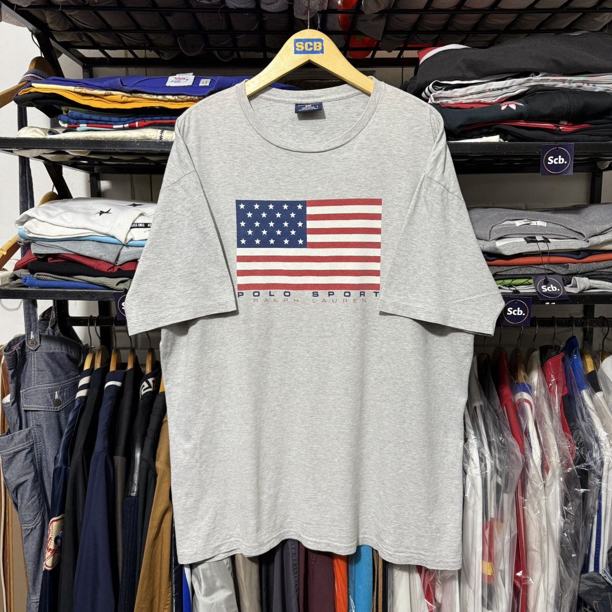 Ralph Lauren Sport Polo sport ralph lauren usa flag t shirt Size US L / EU 52-54 / 3 - 3 Thumbnail