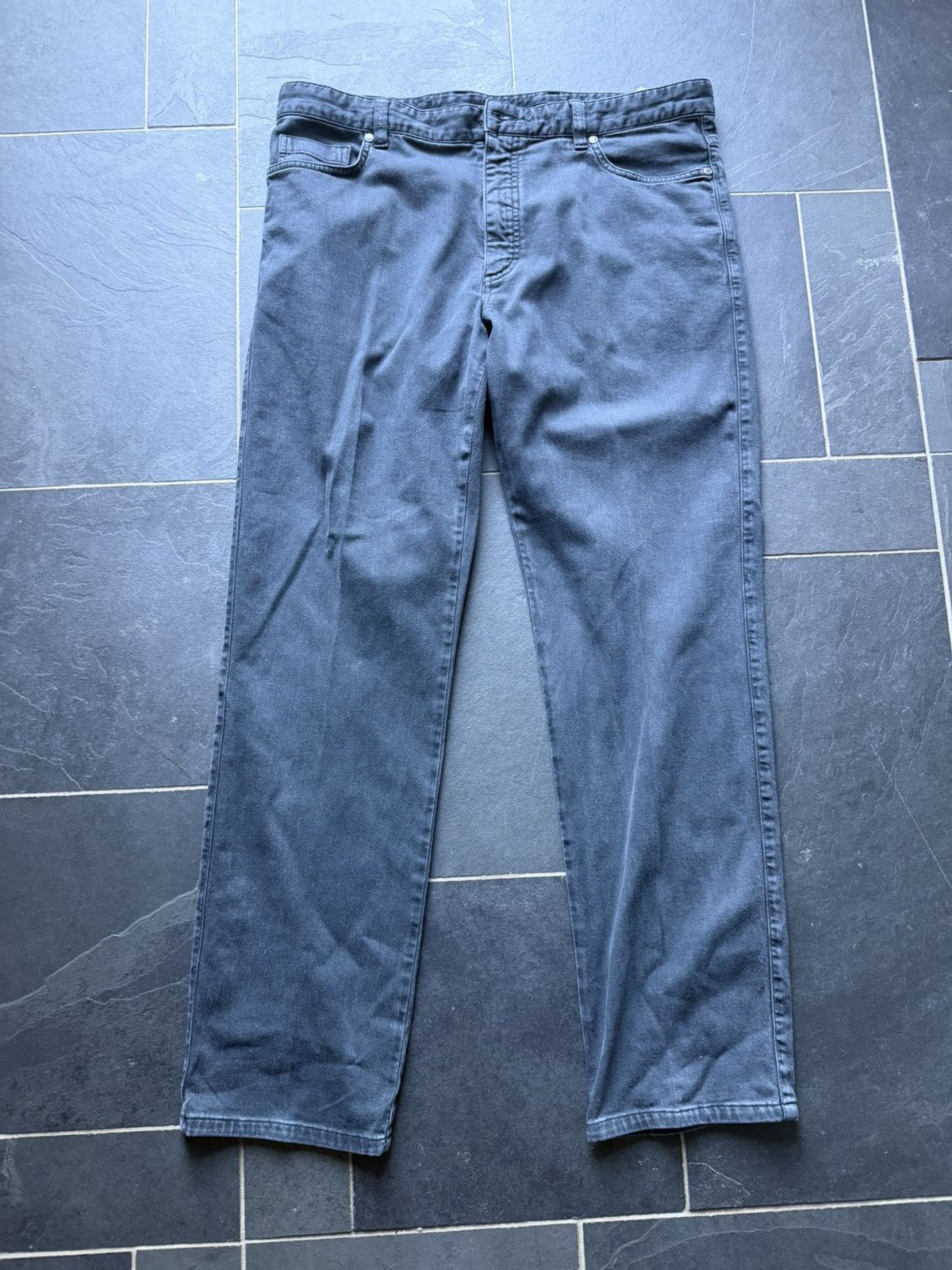Ermenegildo Zegna Vintage Zegna Light Black Denim Trousers Size US 38 / EU 54 - 1 Thumbnail