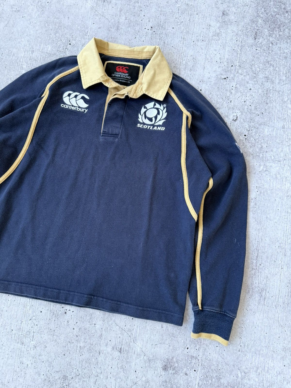 Canterbury of New Zealand × Vintage Vintage Canterbury Scotland Rugby 2011 Long Sleeve Size US S / EU 44-46 / 1 - 5 Thumbnail