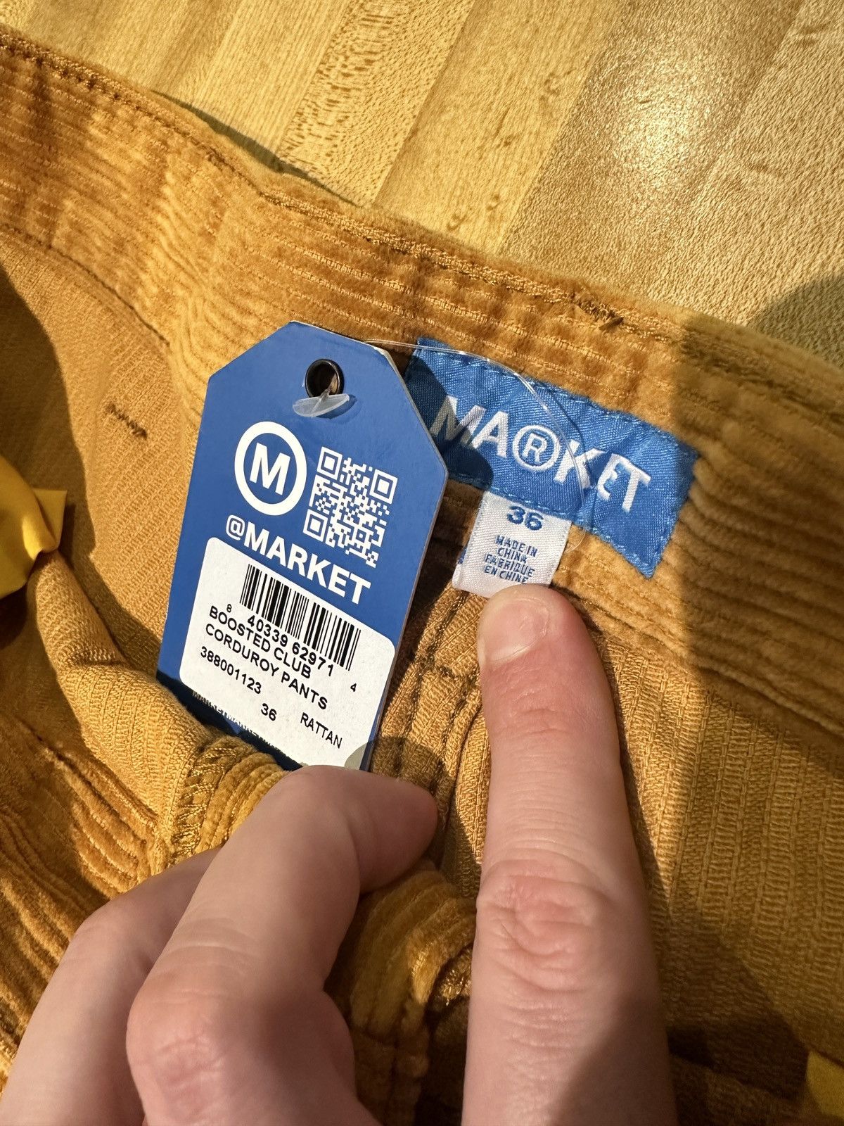 Market CHINATOWN MARKET PATCHWORK CORDUROY PANTS SIZE 36x30 Size US 36 / EU 52 - 3 Thumbnail