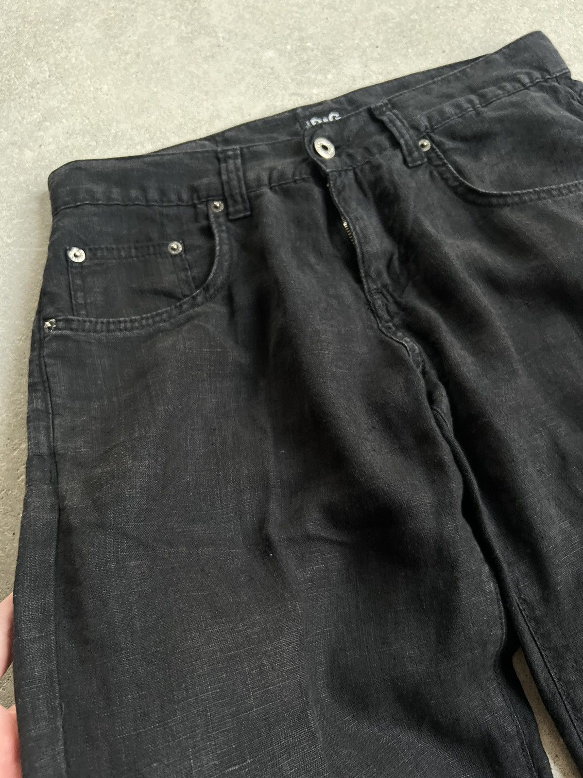 Dolce & Gabbana 90s Vintage Dolce&Gabbana Pants Linen Size US 29 - 11 Thumbnail