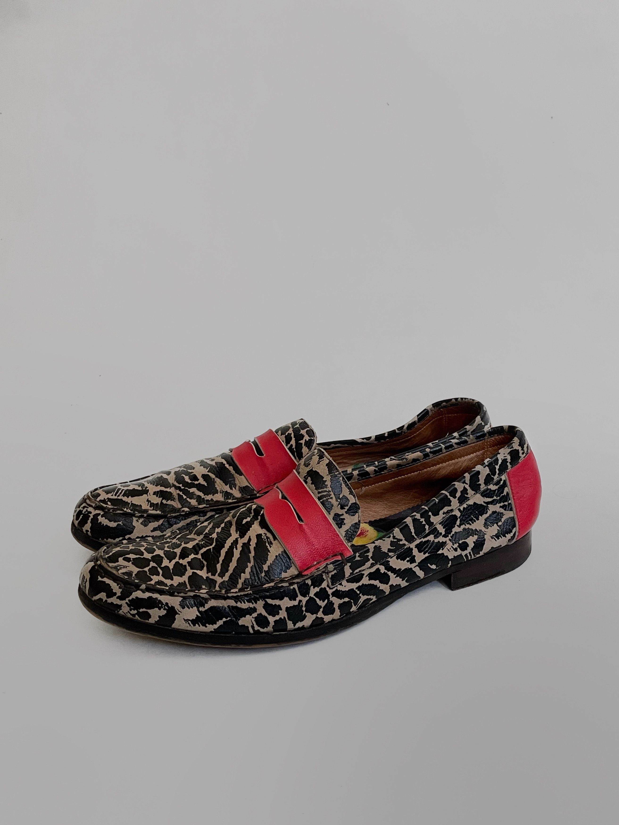 Paul Smith Paul Smith leather leopard print loafers Size US 7 / EU 40 - 2 Thumbnail