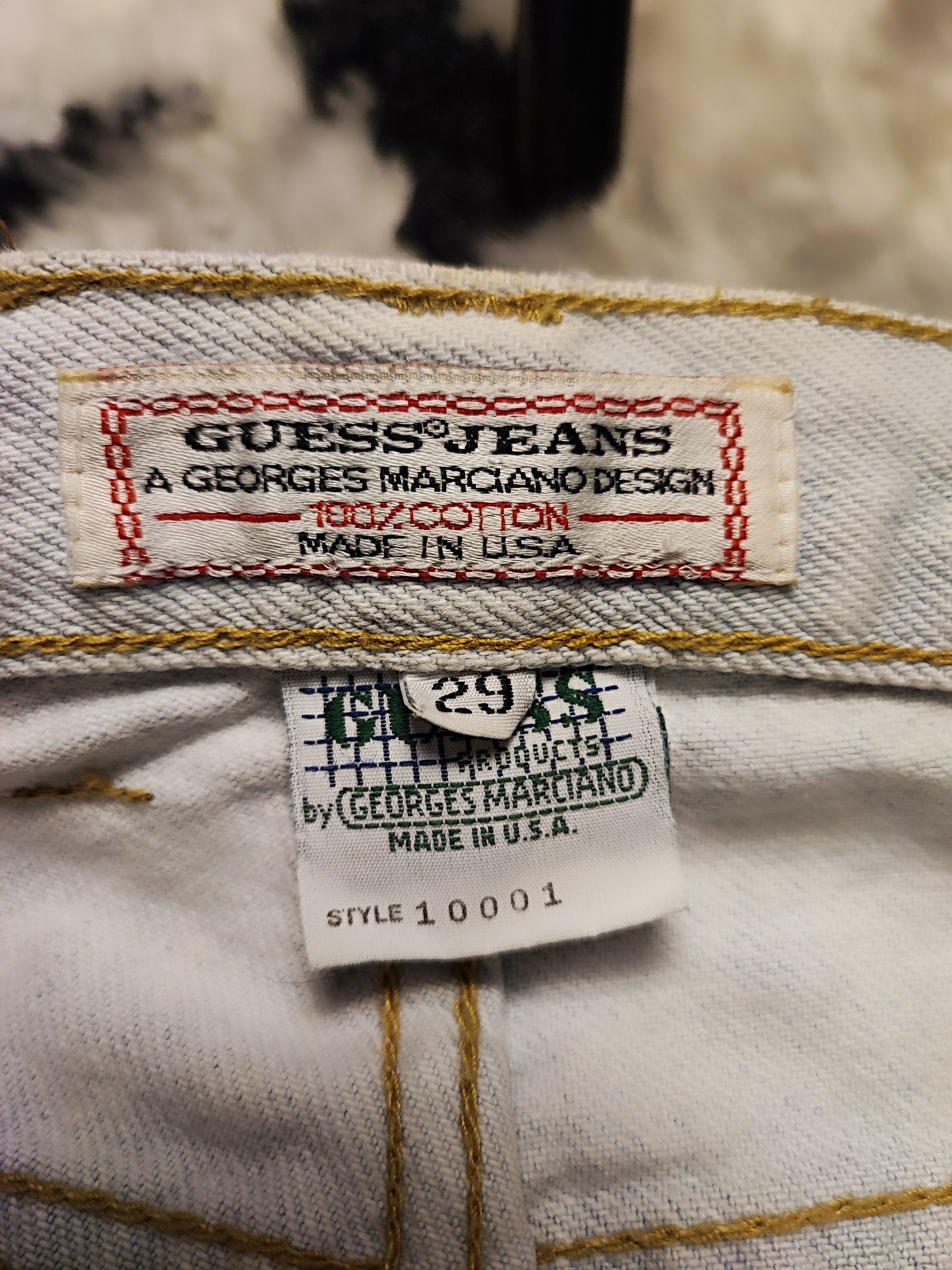 Undercover Vintage 80s Guess Georges Marciano Jeans Made in USA 28x31 Size US 28 / EU 44 - 9 Thumbnail