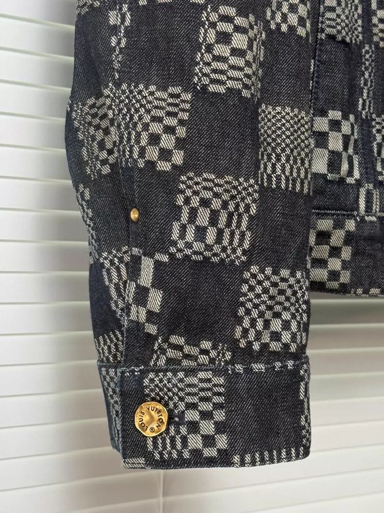 Louis Vuitton Louis Vuitton Checkerboard denim jacket Size US M / EU 48-50 / 2 - 6 Thumbnail