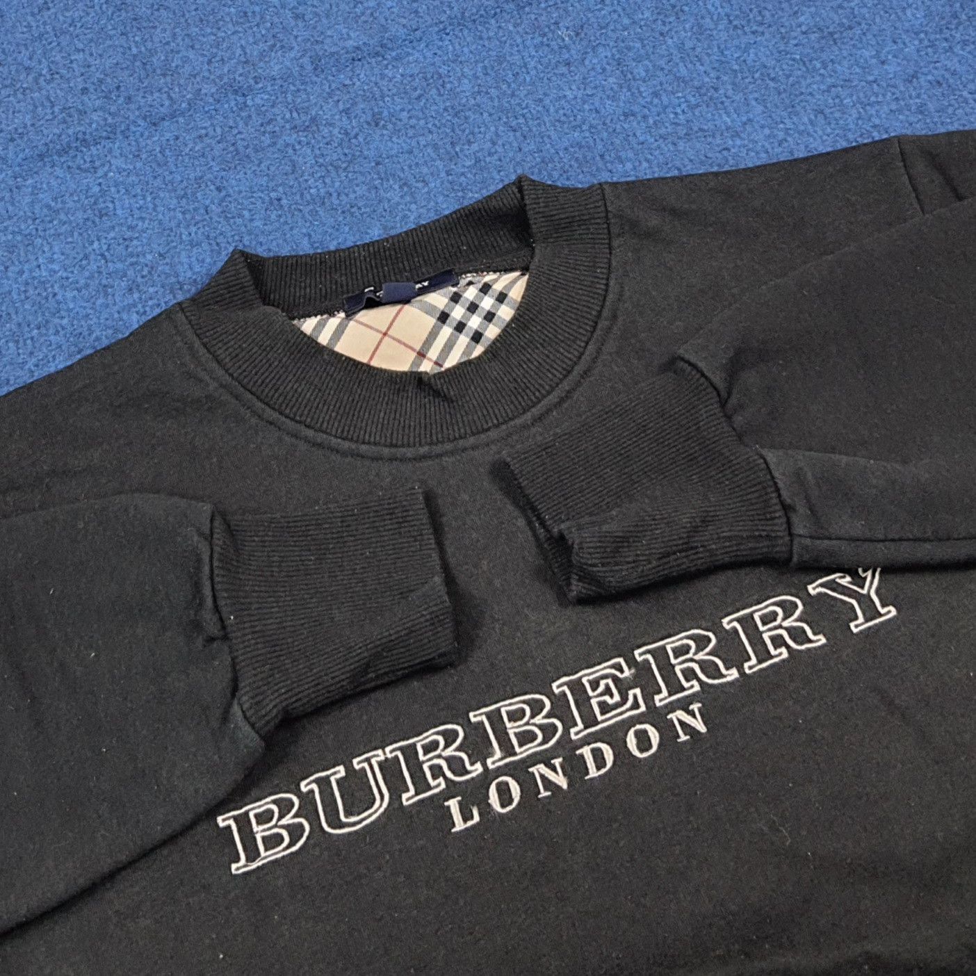 Burberry Vintage Burberry Nova Check Crewneck Sweatshirt C291N18 Size US M / EU 48-50 / 2 - 4 Thumbnail