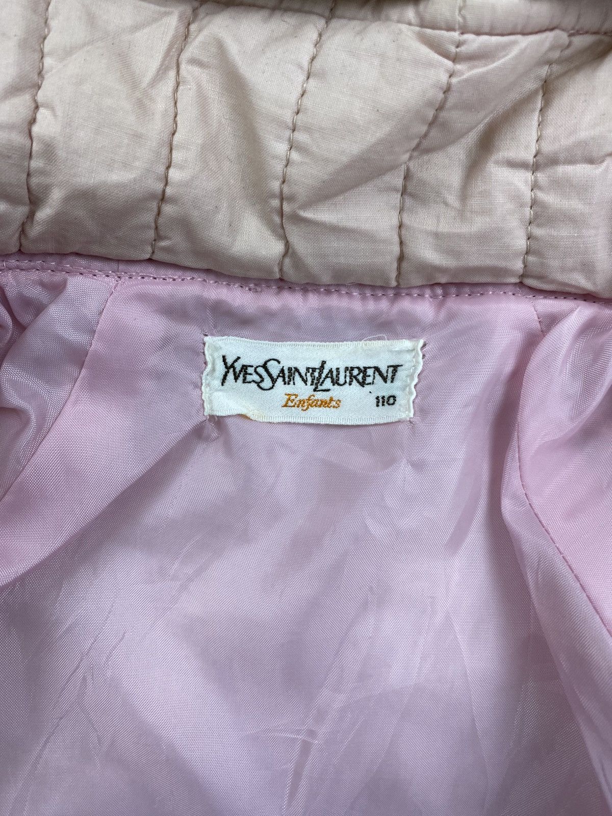 Yves Saint Laurent Vintage YvesSaintLaurent Quilted Jacket For Kids Size XXS / US 00 / IT 34 - 7 Thumbnail