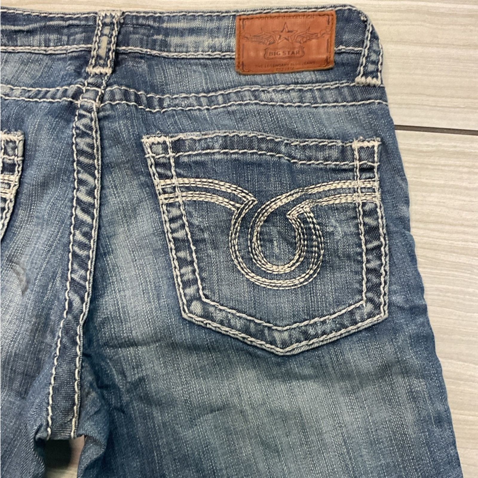 Big Star Big Star Nico Distressed Jeans Size 29" - 6 Thumbnail