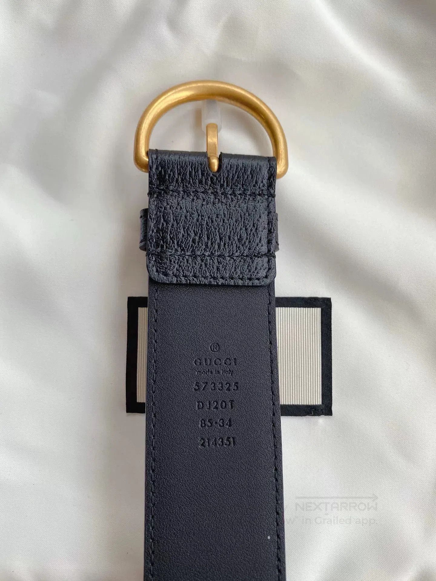Gucci Gucci 4cm Simple Round Buckle Belt. Size ONE SIZE - 4 Thumbnail