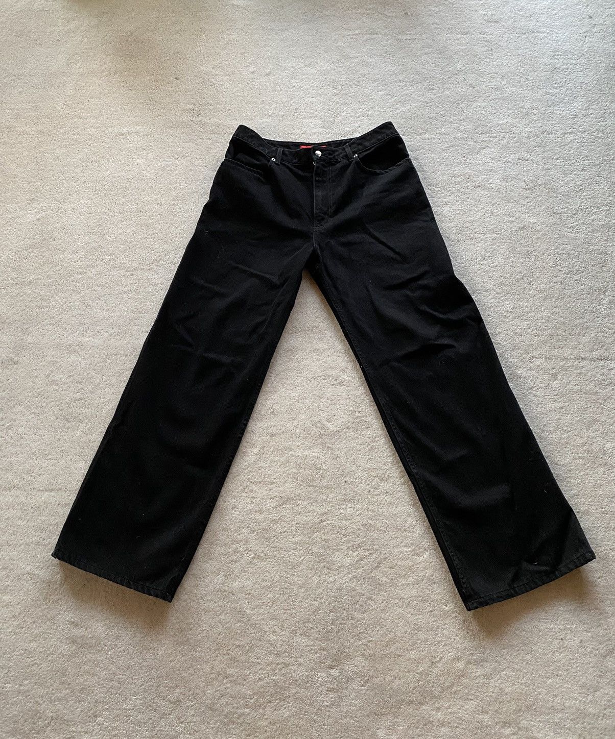 Eckhaus Latta Wide Leg Jeans