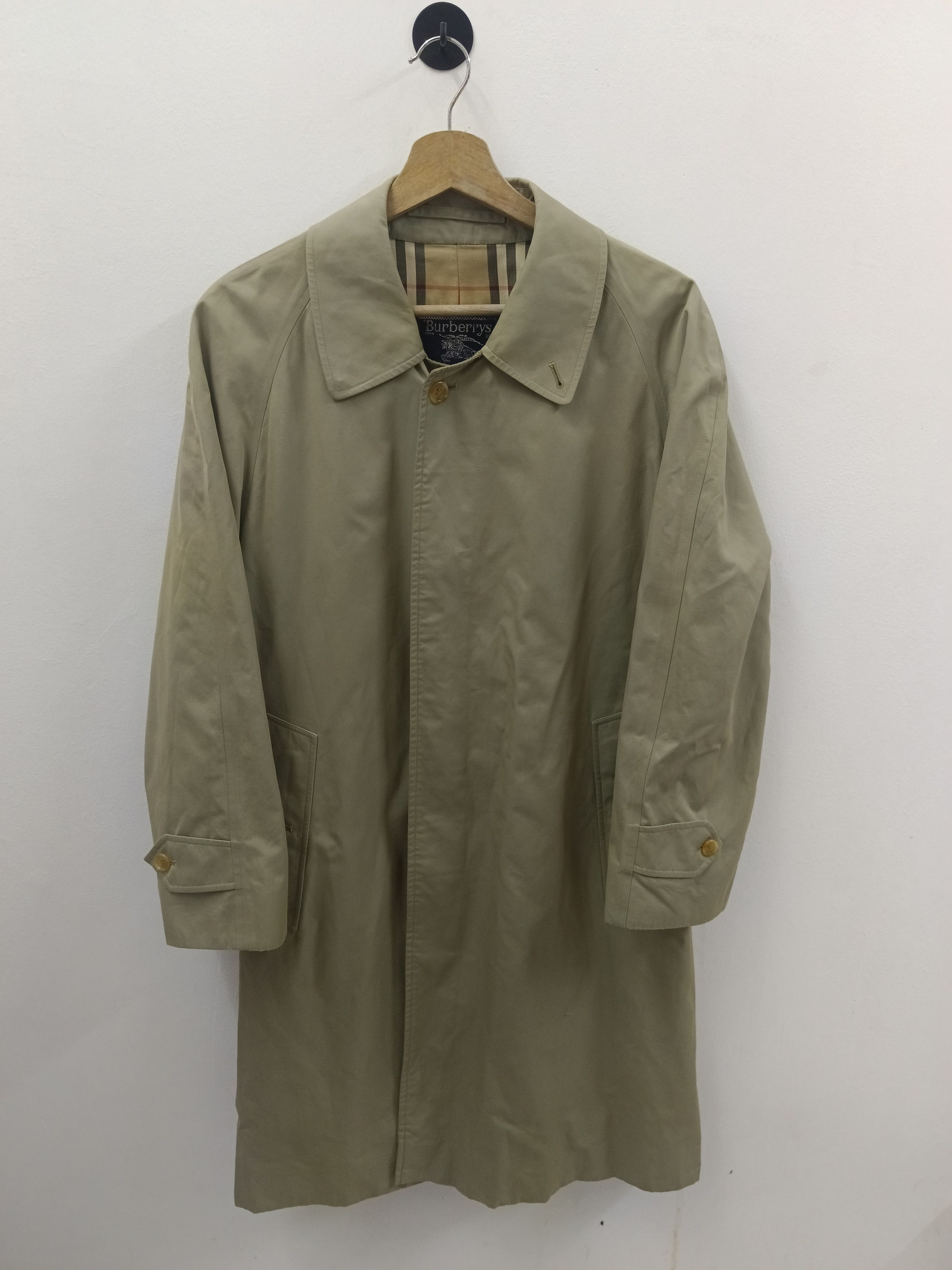 Burberry Vintage Burberrys Made in England Trench Coat Nova Check Size US M / EU 48-50 / 2 - 2 Thumbnail