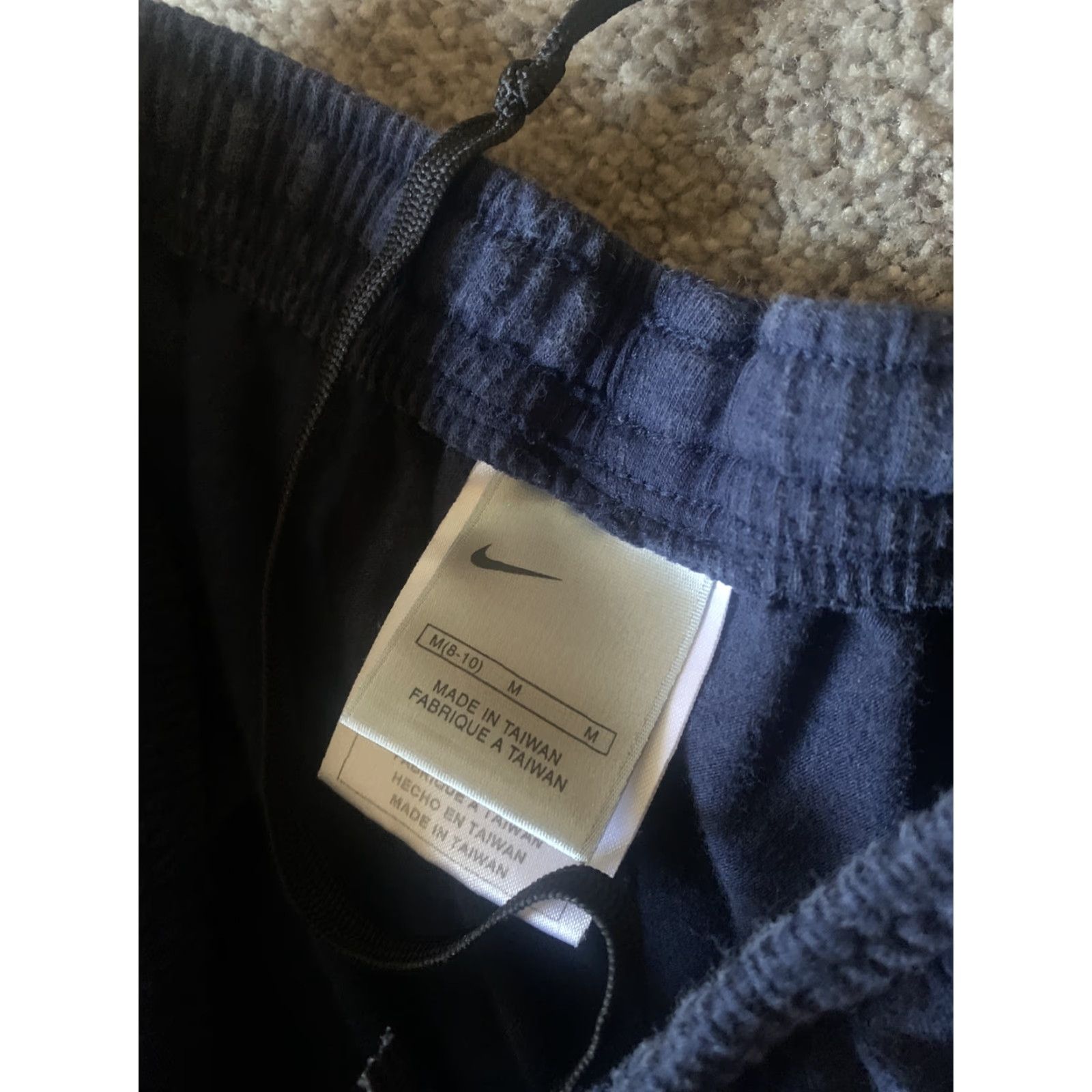 Nike VINTAGE Women’s NIKE Blue Zipper Pockets Sweat Pants M (8-10) Womens Size 32" / US 10 / IT 46 - 5 Thumbnail