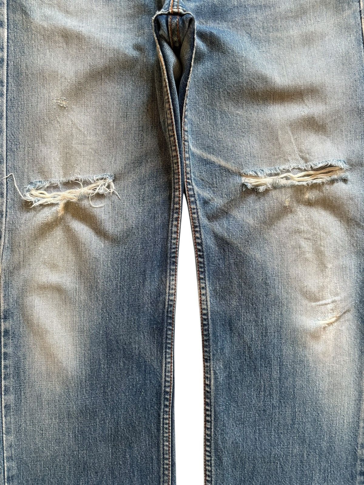 Levi's Vintage 90s Levis 509 Mud Wash Distressed Loose Jeans Size US 30 / EU 46 - 5 Thumbnail