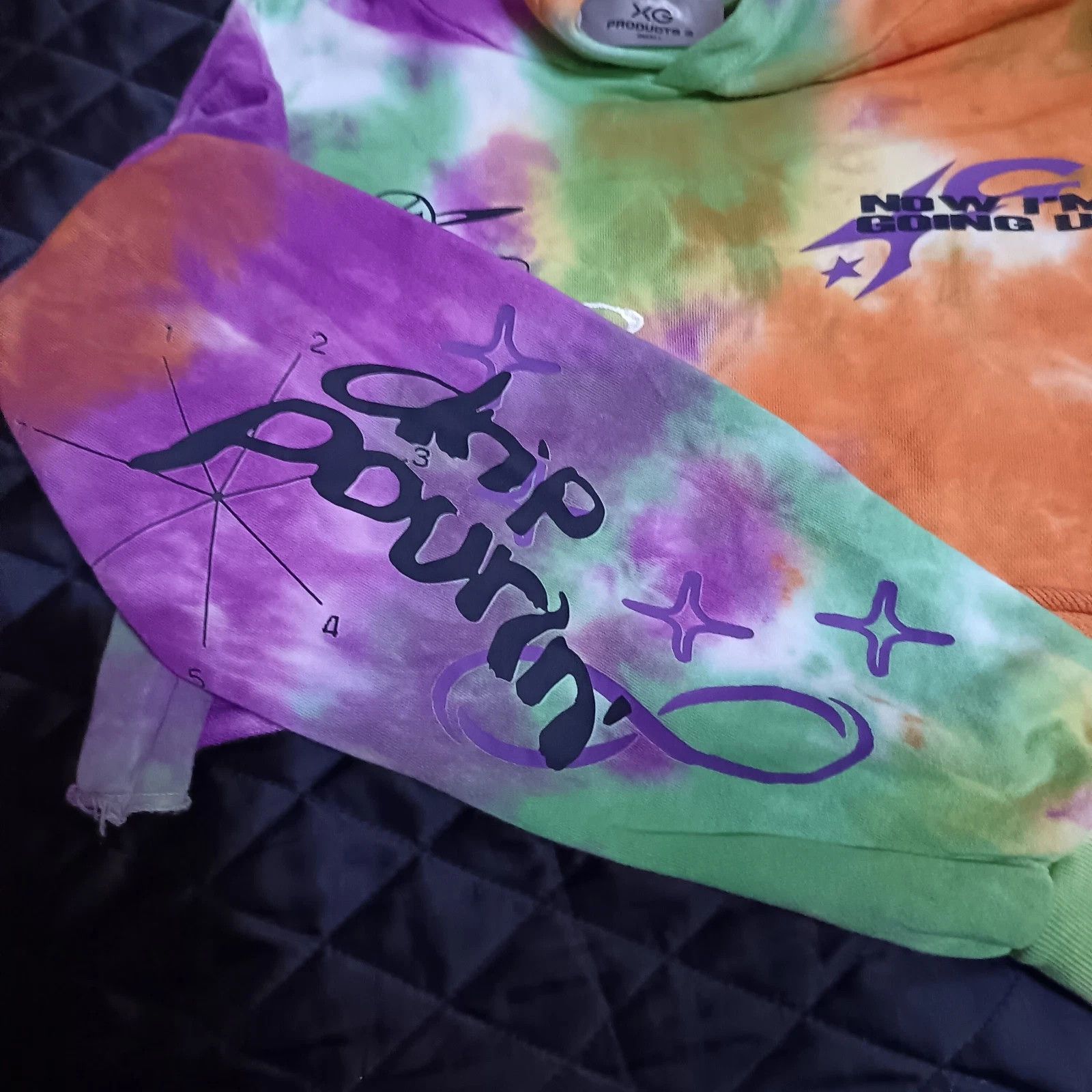 Other XG Tie-Dyed Cropped Hoodie XGALX Kpop Merch Size S / US 4 / IT 40 - 6 Thumbnail