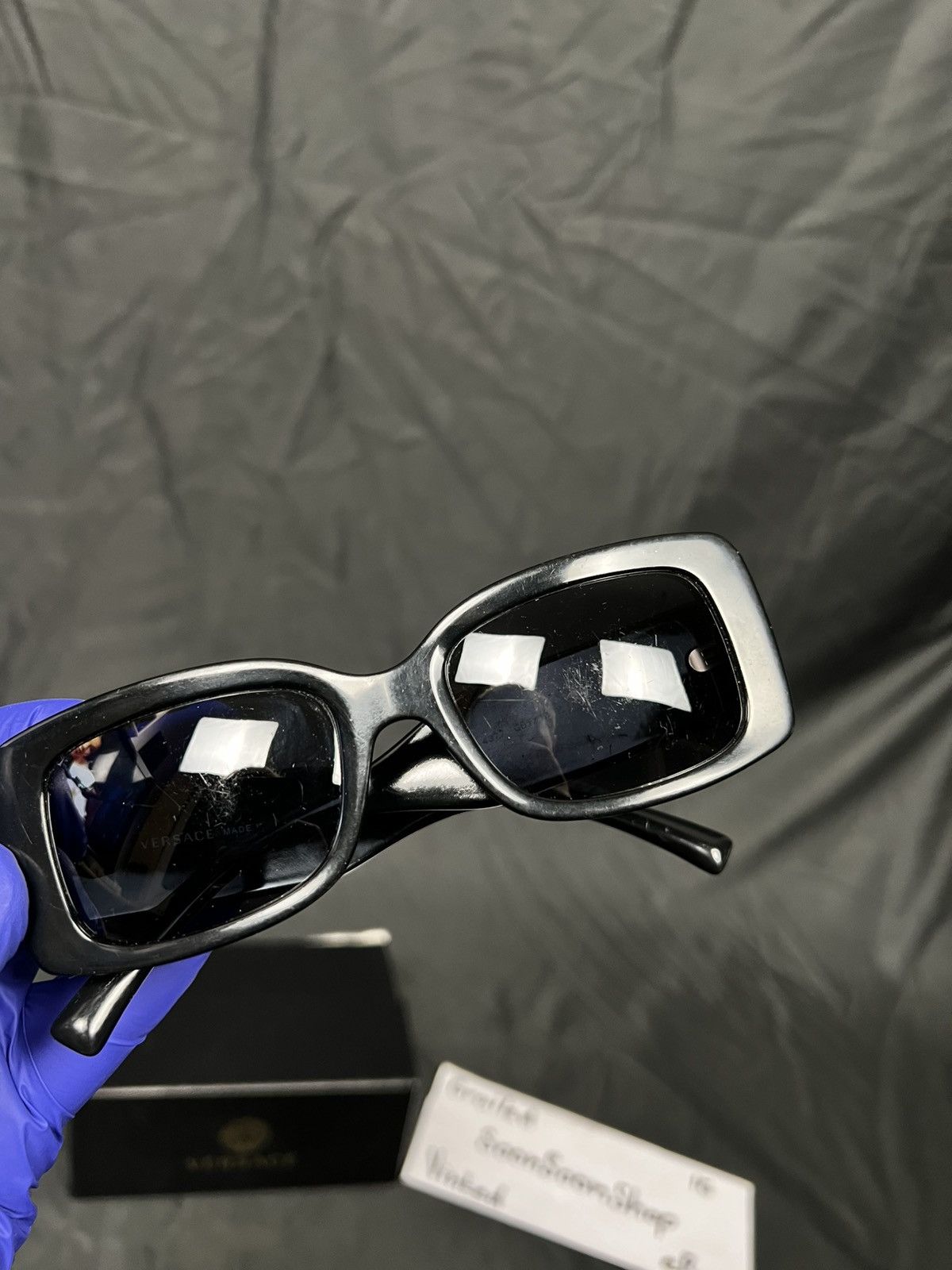 Versace Versace 0VE4377 Sunglasses biggy Japan style big logo Size ONE SIZE - 7 Thumbnail