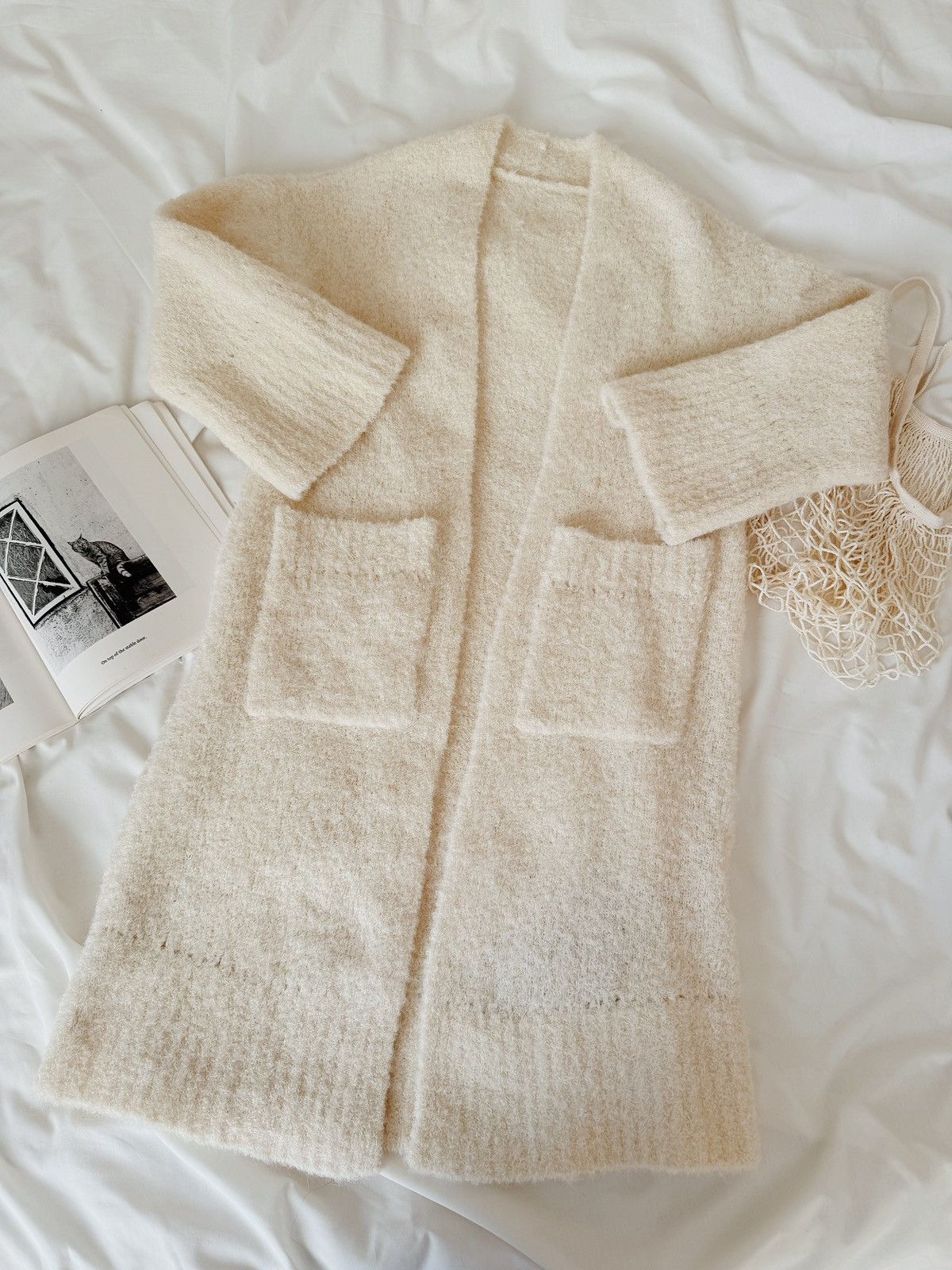 Other YANGKEHAN Alpaca Soft Knit Cardigan creamy chinesy brand Size S / US 4 / IT 40 - 1 Thumbnail