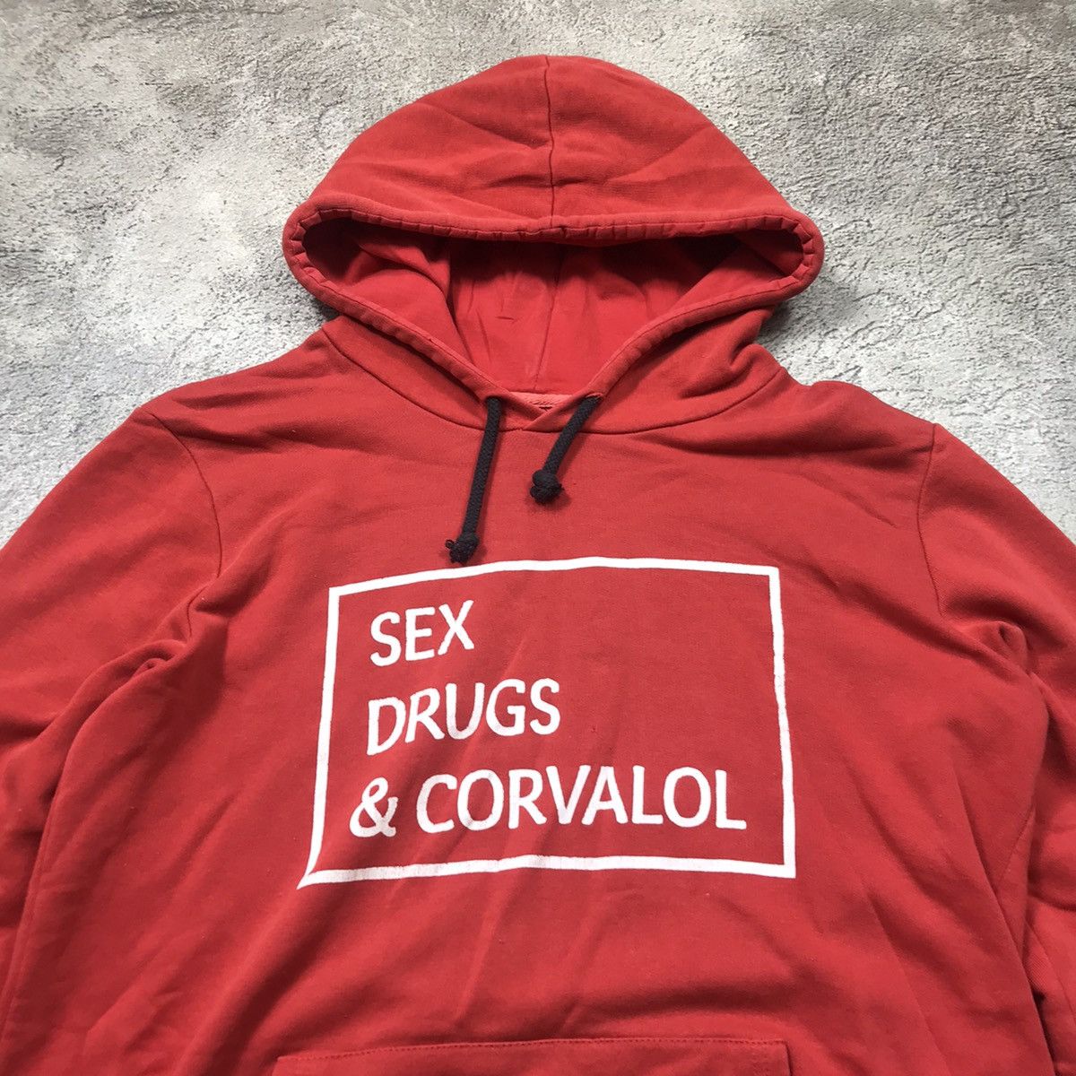 Vintage Vintage Y2K Humor Graphic Hoodie Sex Drugs Corvalol Streetwe Size US L / EU 52-54 / 3 - 1 Thumbnail