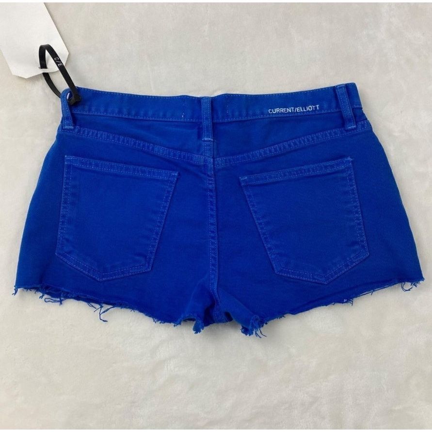 Current/Elliot NWT Current/Elliott Women's 25 Boyfriend Denim Shorts Blue Size 25" / US 0 / IT 36 - 3 Thumbnail