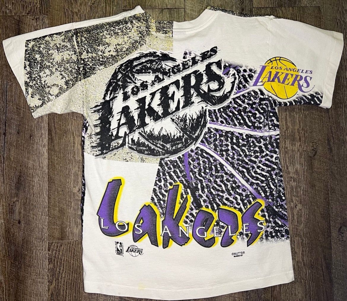 Other Vintage Lakers Pure Magic AOP Graffiti Shirt Size Small Size US S / EU 44-46 / 1 - 2 Thumbnail