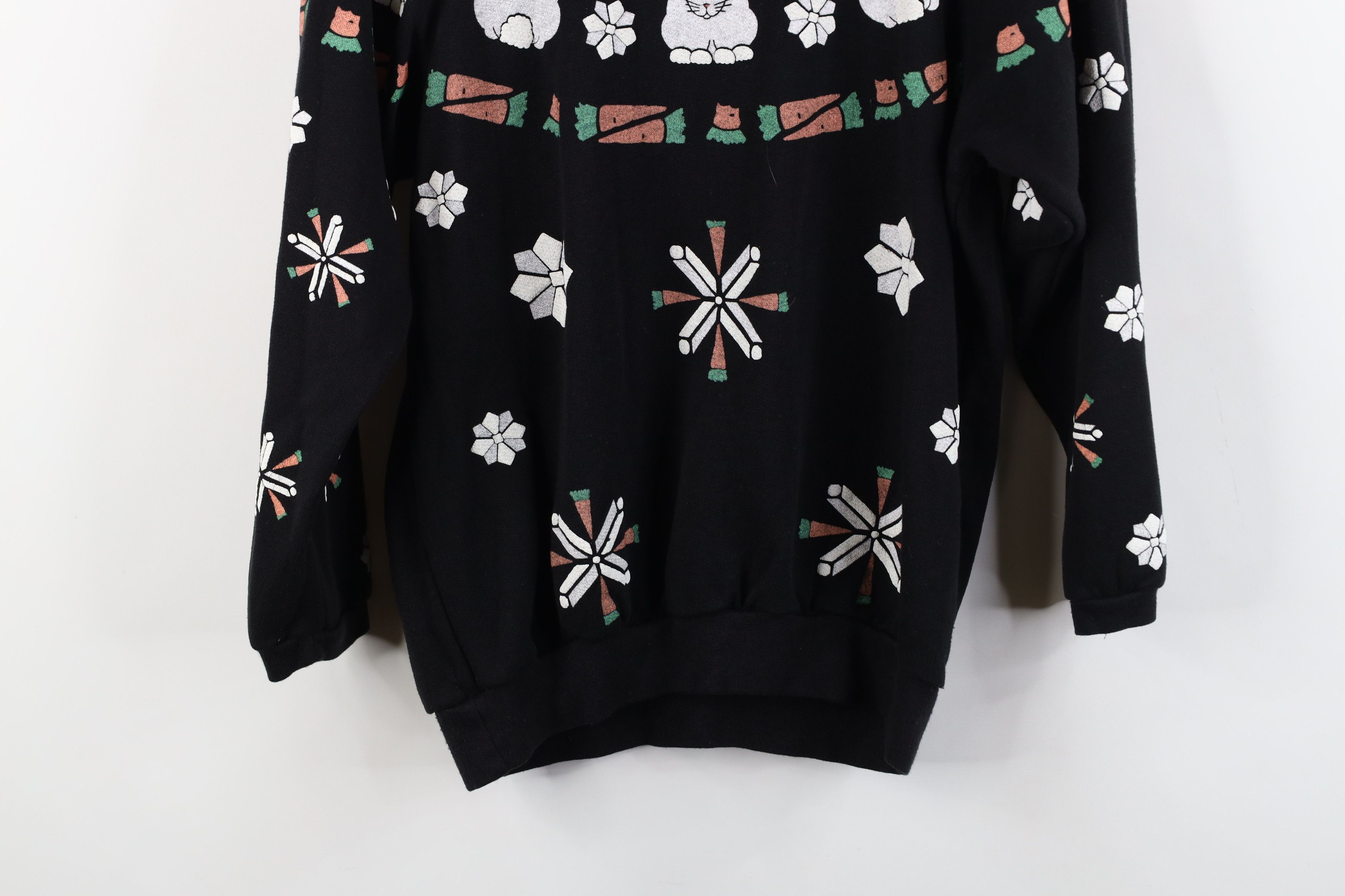 Vintage Vintage 90s Christmas Over Print Crewneck Sweatshirt Size M / US 6-8 / IT 42-44 - 10 Thumbnail