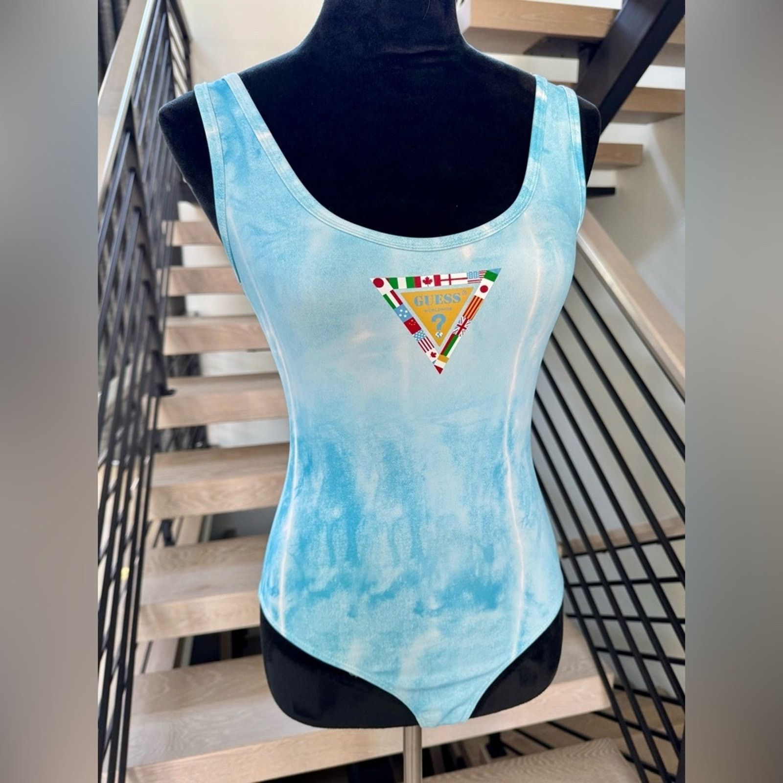 Guess New Guess Women's Light Blue bodysuit size S Size S / US 4 / IT 40 - 2 Thumbnail