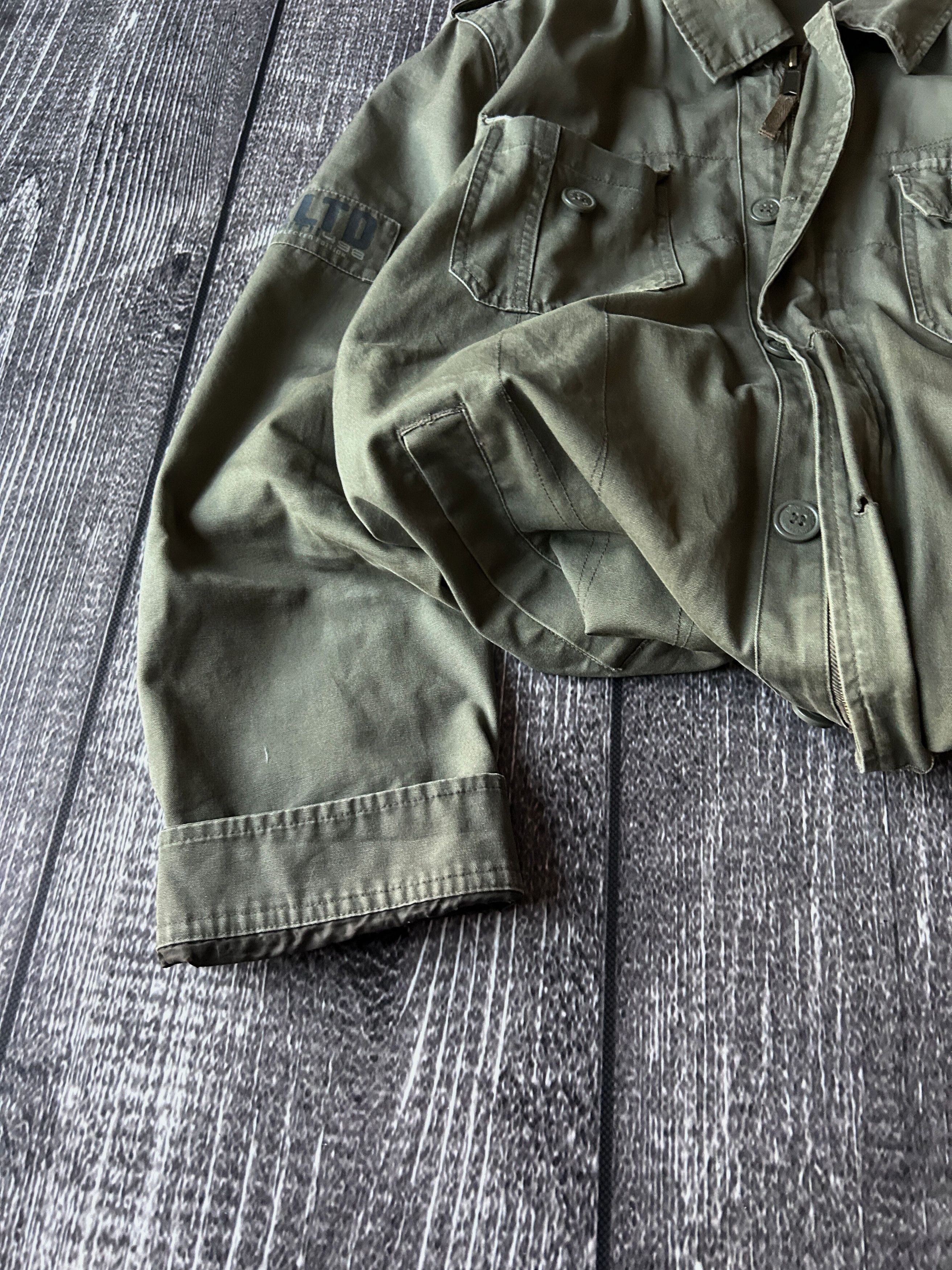 Vintage VTG Military Field Jacket Olive Green Utility Army Combat Size US L / EU 52-54 / 3 - 2 Thumbnail