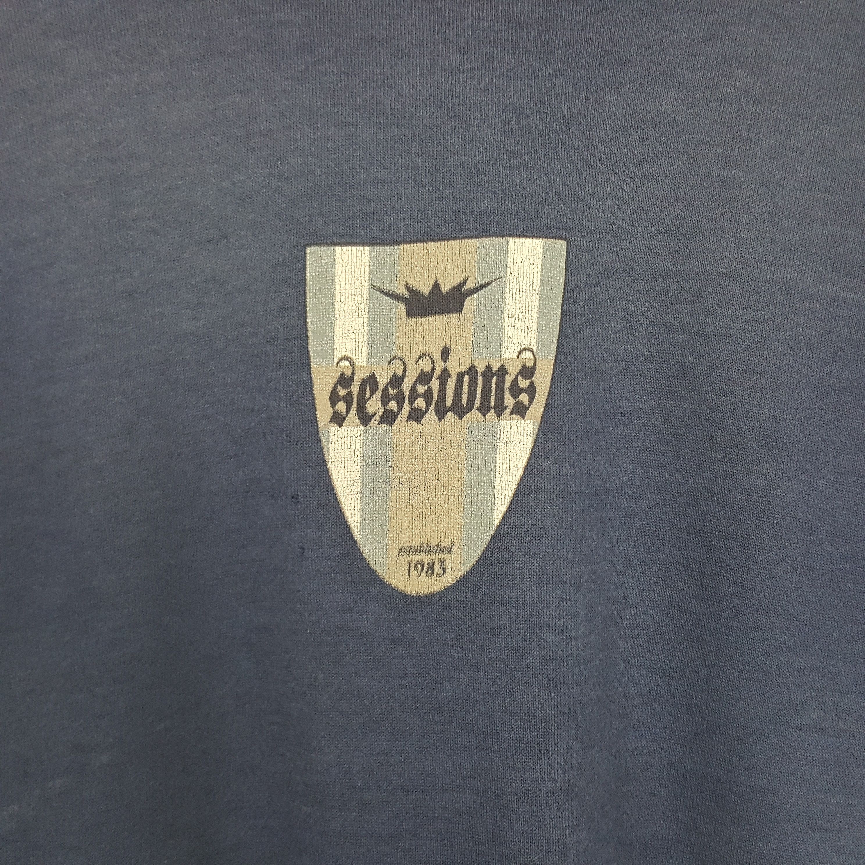 Sessions × Vintage Vintage Sessions Skateboard Streetwear Sweatshirt Size US M / EU 48-50 / 2 - 2 Thumbnail