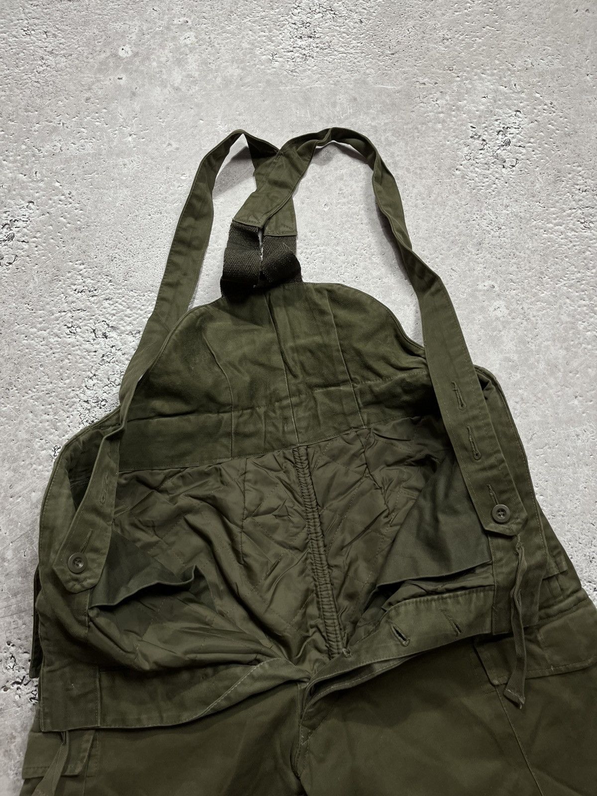 Other Vintage Austrian Army Field Overalls Olive Green Cargo Pants Size US 36 / EU 52 - 10 Thumbnail