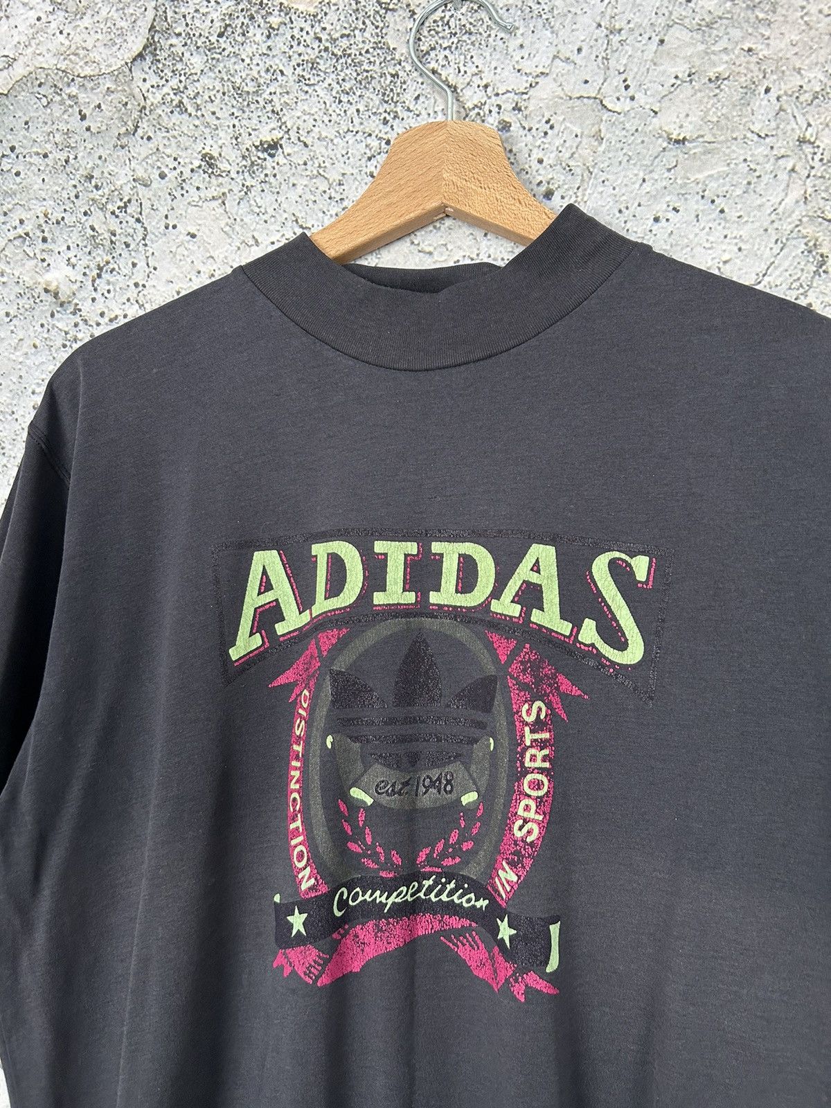 Adidas Vintage Adidas Streetwear 90s Graphic Tee Logo Sportswear Size US S / EU 44-46 / 1 - 3 Thumbnail
