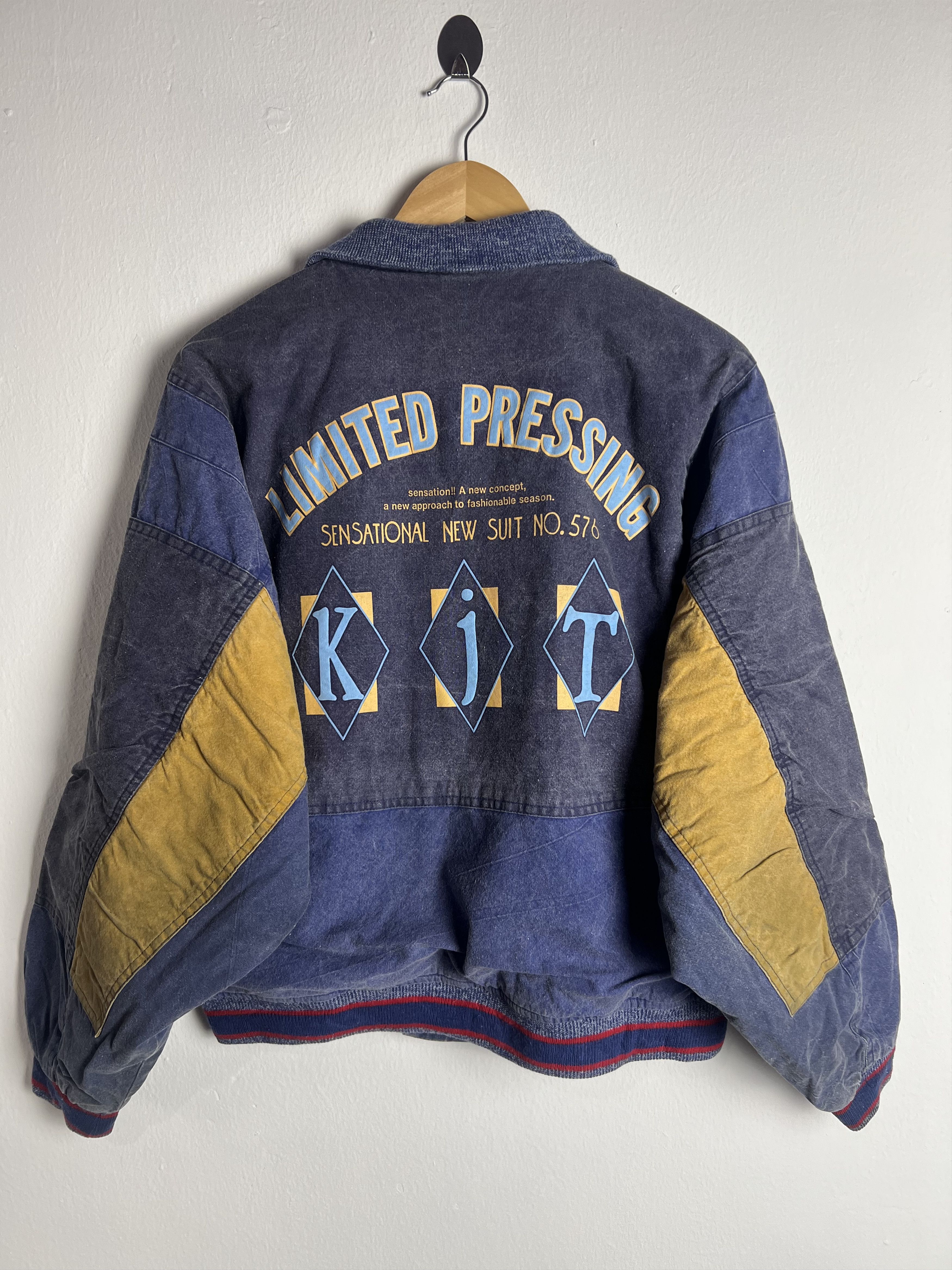 Japanese Brand Vintage KJC Limited Pressing Bomber Jacket Size US M / EU 48-50 / 2 - 1 Thumbnail