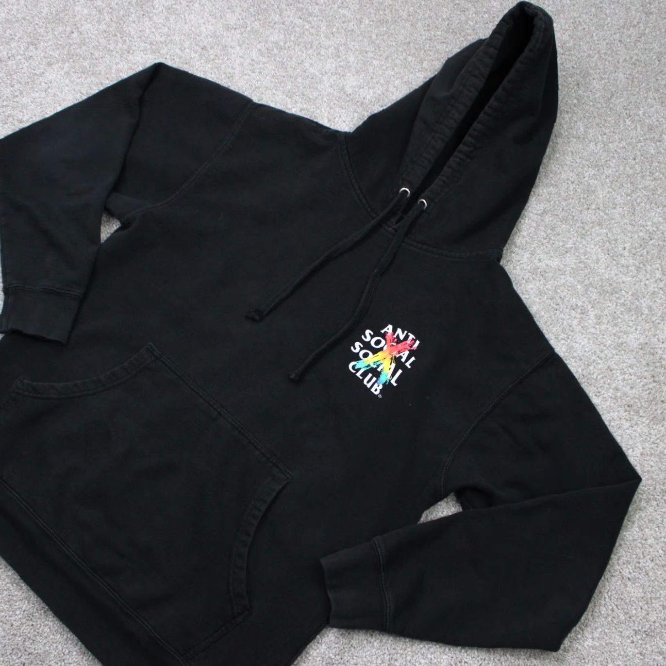 Anti Social Social Club Anti Social Social Club Hoodie Men Medium Black Logo Hooded Sweatshirt Size US M / EU 48-50 / 2 - 4 Thumbnail