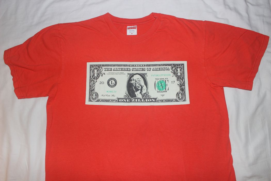 Supreme zillion hot sale dollar tee