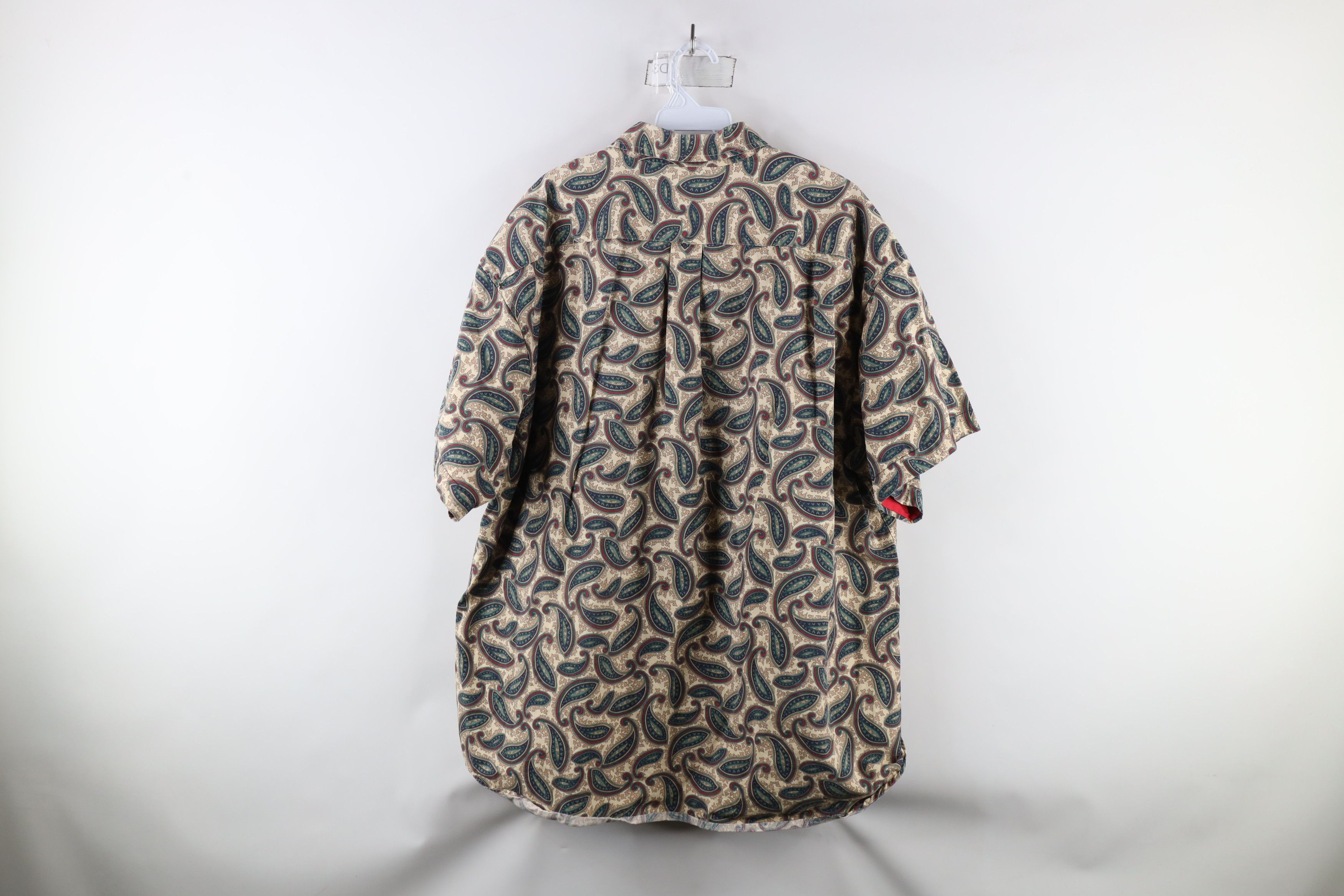 Vintage Vintage 90s Streetwear Short Sleeve Button Shirt Cotton Size US XXL / EU 58 / 5 - 11 Thumbnail