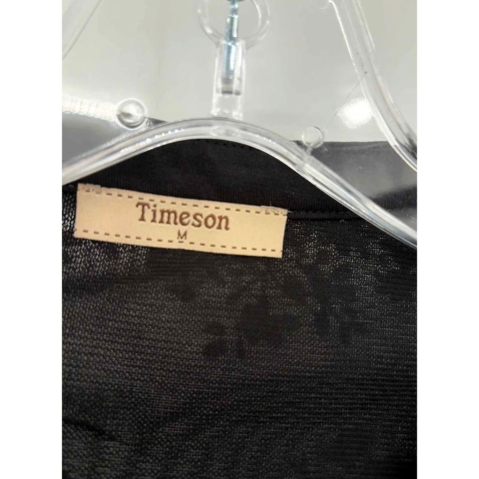 Vintage Pre-Owned Timeson Black Size Medium Blouse Size M / US 6-8 / IT 42-44 - 2 Thumbnail