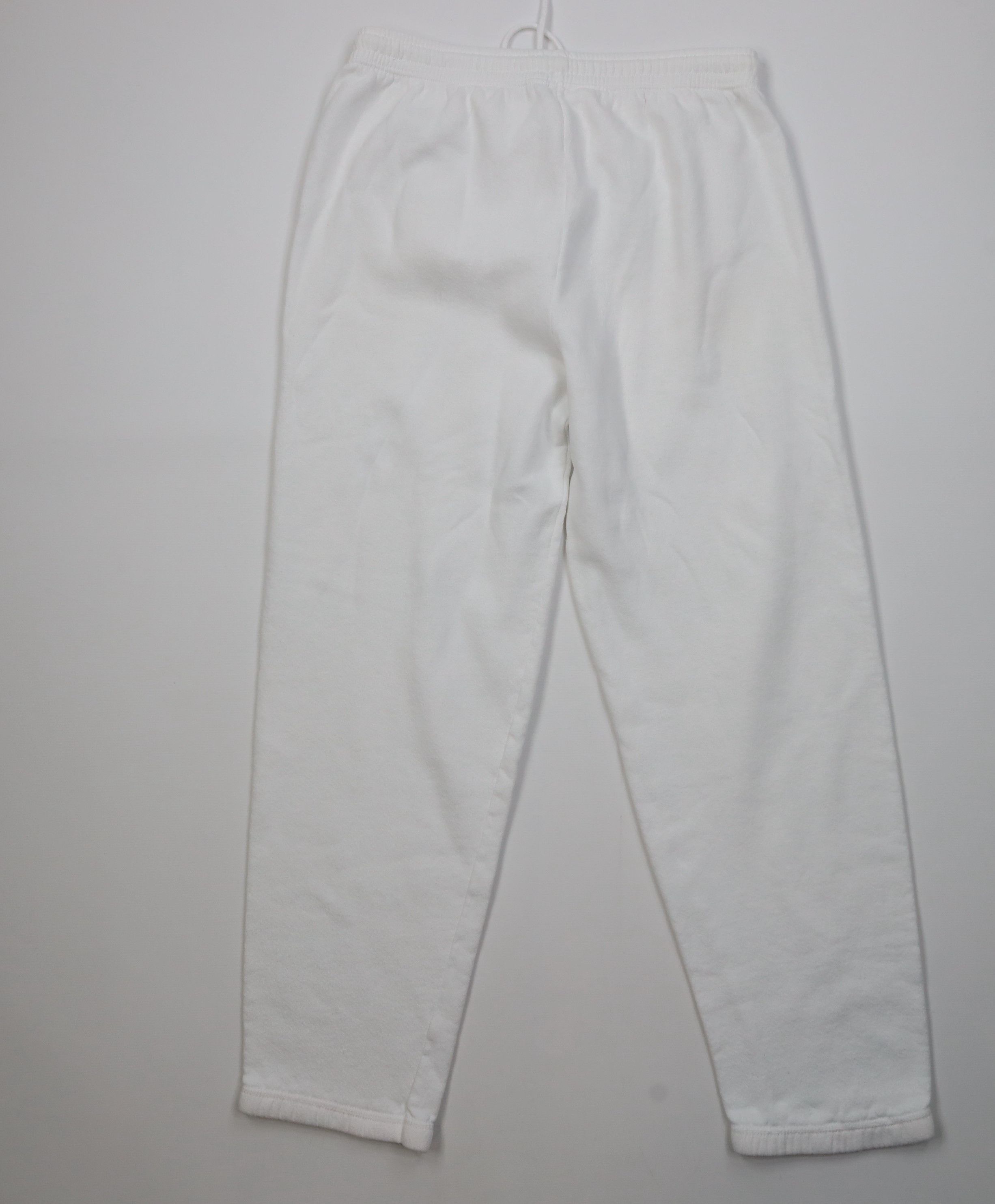 Vintage Vintage 90s Streetwear Blank Sweatpants Pants White USA Size 32" / US 10 / IT 46 - 9 Thumbnail