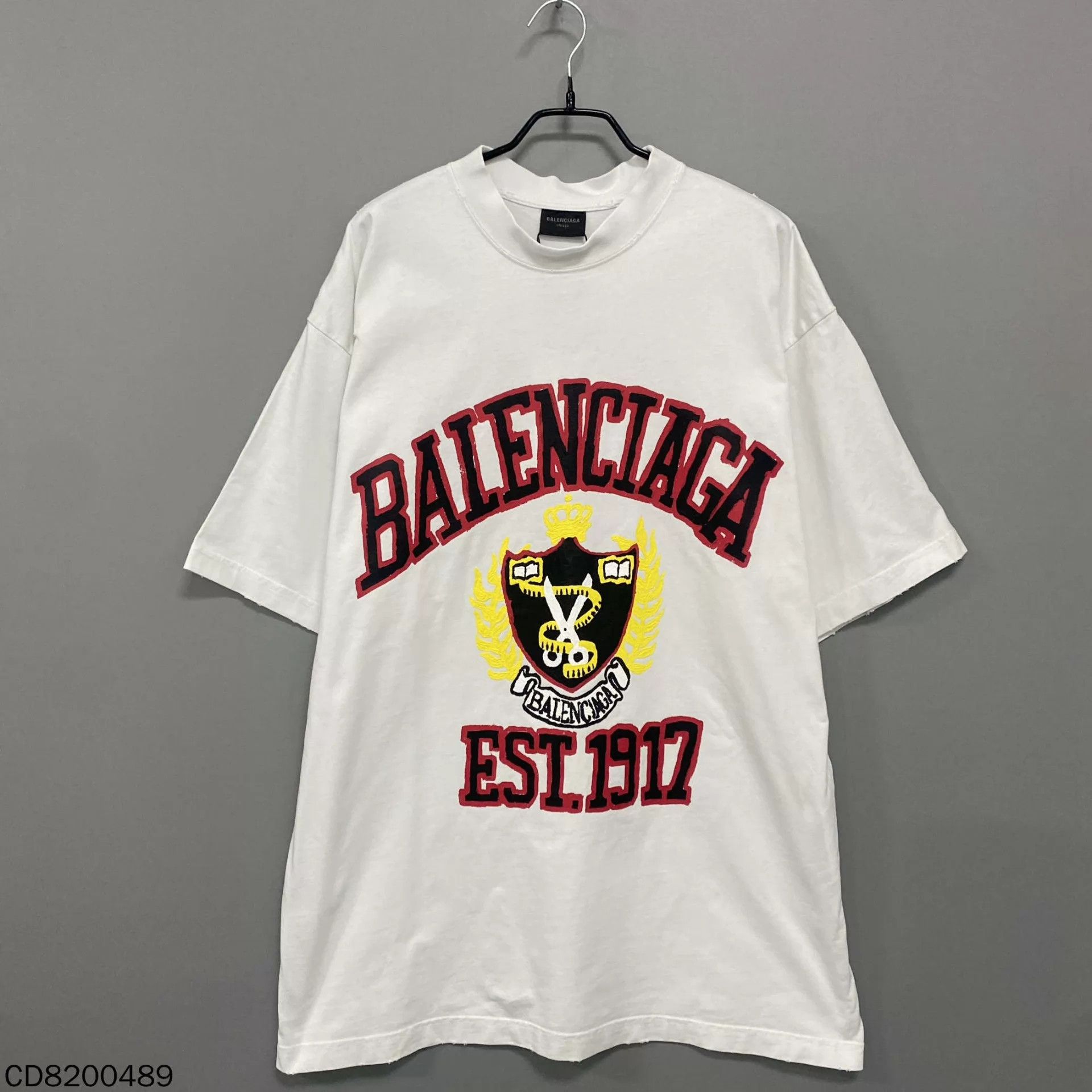 BALENCIAGA ×  23SS GAME SHIRT Balenciaga Balenciaga 23ss AOP Archives printed short sleeved T