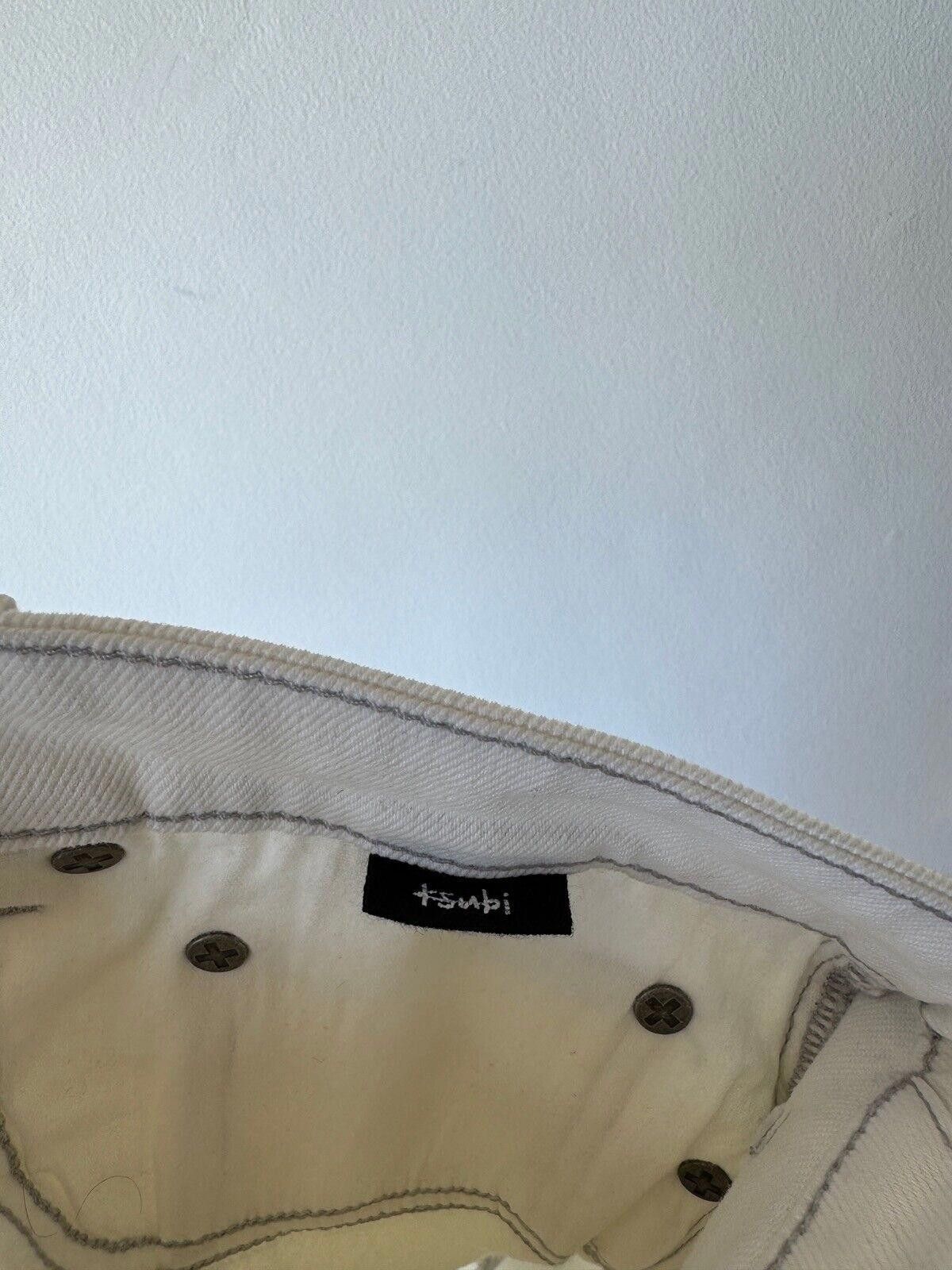 Ksubi new Ksubi mens denim jean chitch 32 stitches ivory white rip Size US 32 / EU 48 - 8 Thumbnail